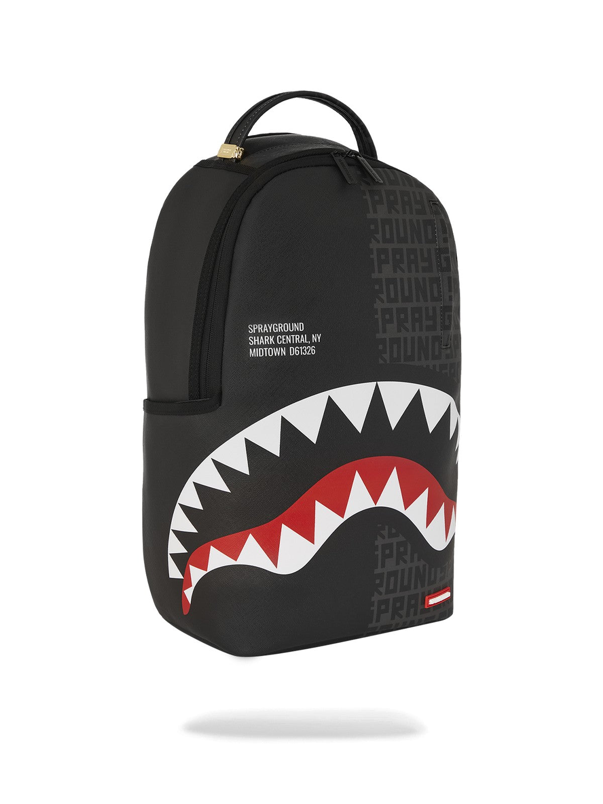 SPRAYGROUND Zaino Uomo SHARK CENTRAL SPLIT INFINITY DLXSV BACKPACK 910B6249NSZ Nero gioboutiqueweb