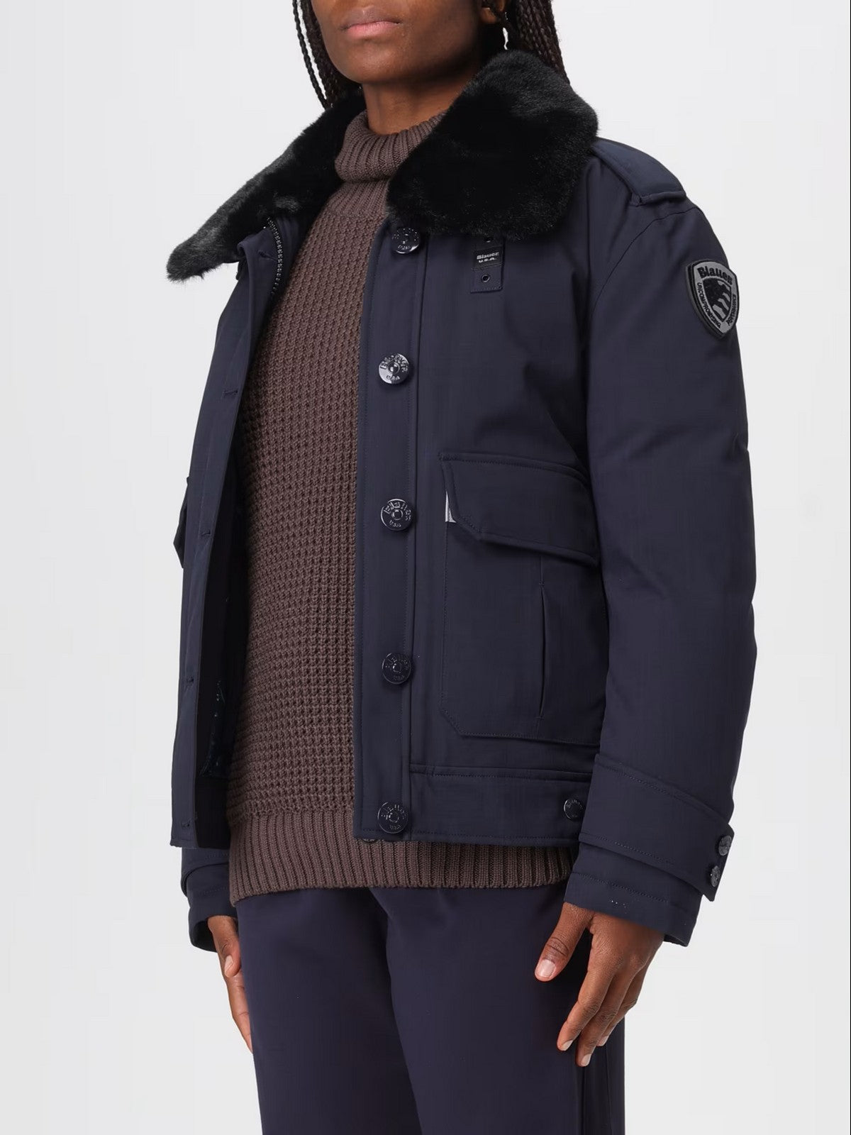 BLAUER Piumino Donna ROXANA 25WBLDC02196 007283 888 Blu