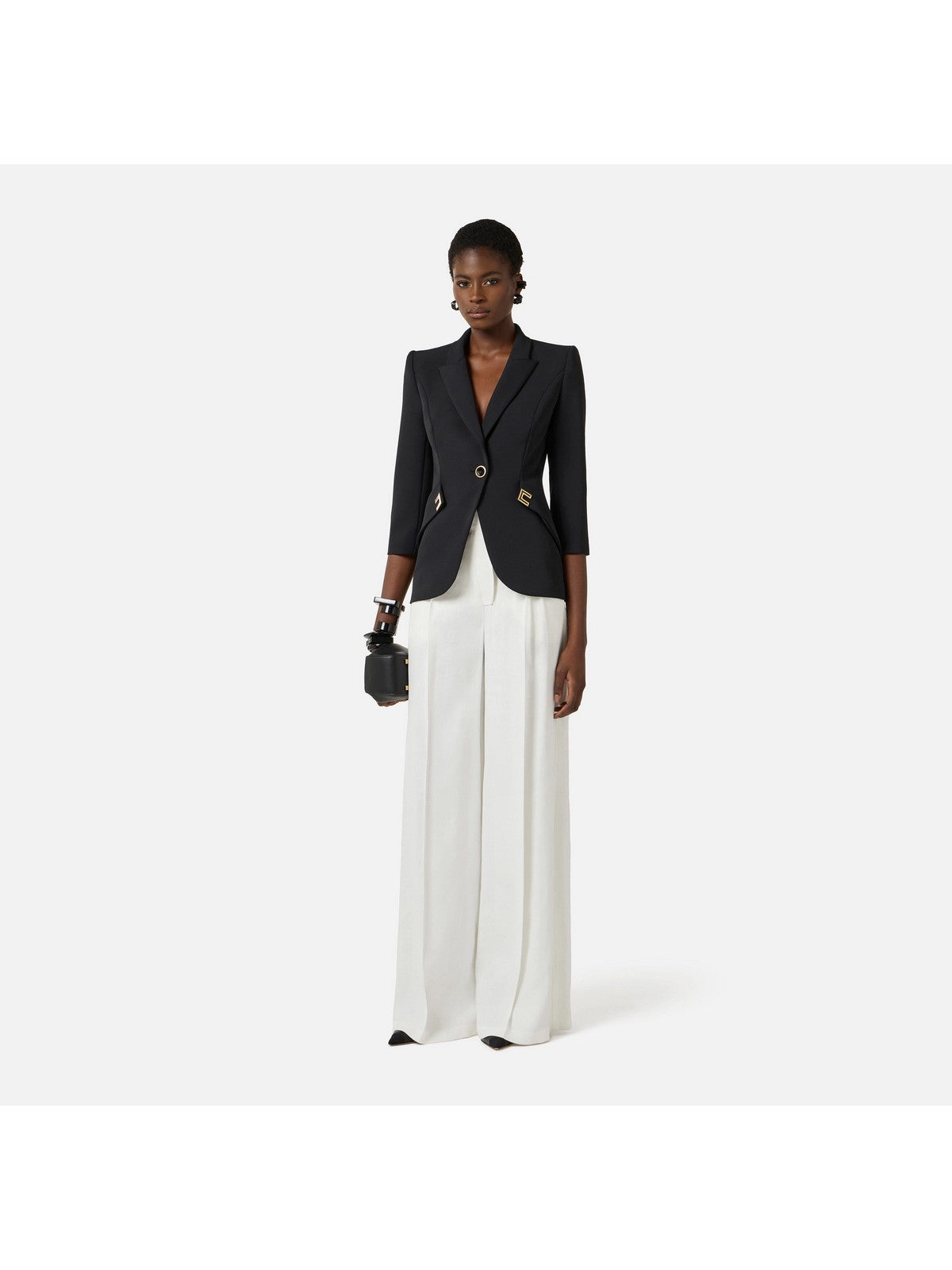ELISABETTA FRANCHI Giacca Donna  GI21561E2 110 Nero