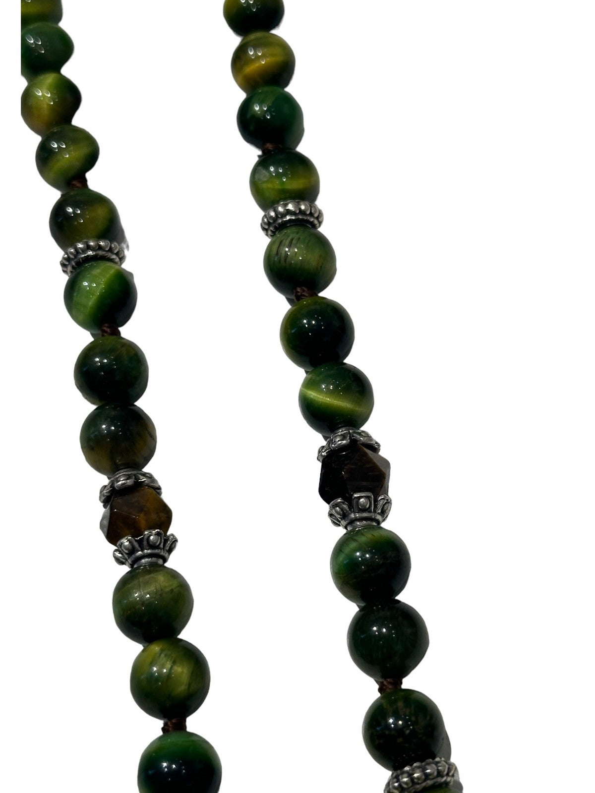 Mancino Men's Maco 6 green necklace