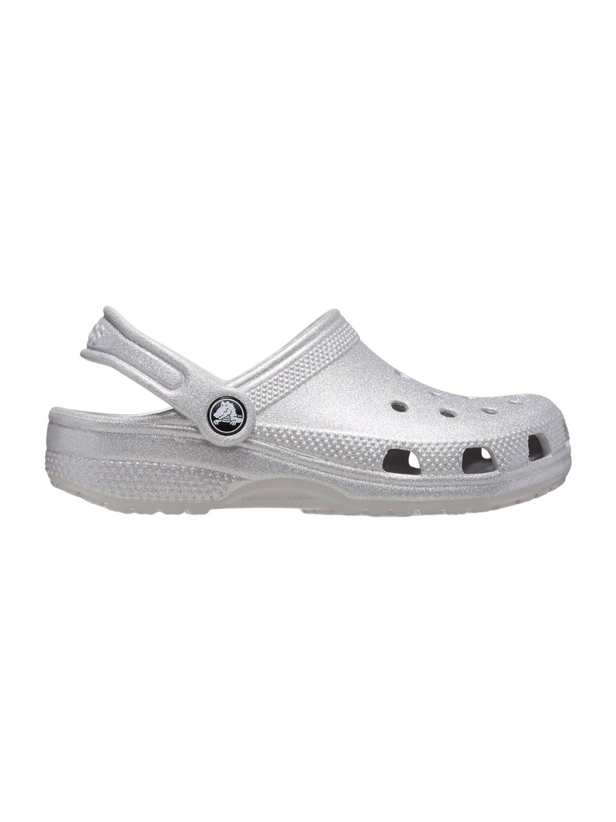 CROCS Pantoufle pour filles et garçons Classic Glitter Clog K 206993 0IC Argent