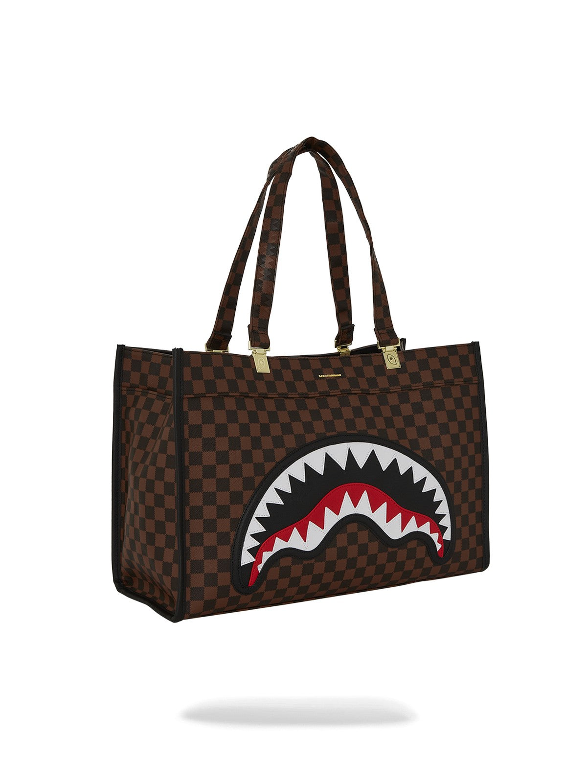 SPRAYGROUND Borsa Donna SAWTOOTH SHARKS IN PARIS TORTUGA TOTE 910T7842NSZ MARRONE gioboutiqueweb