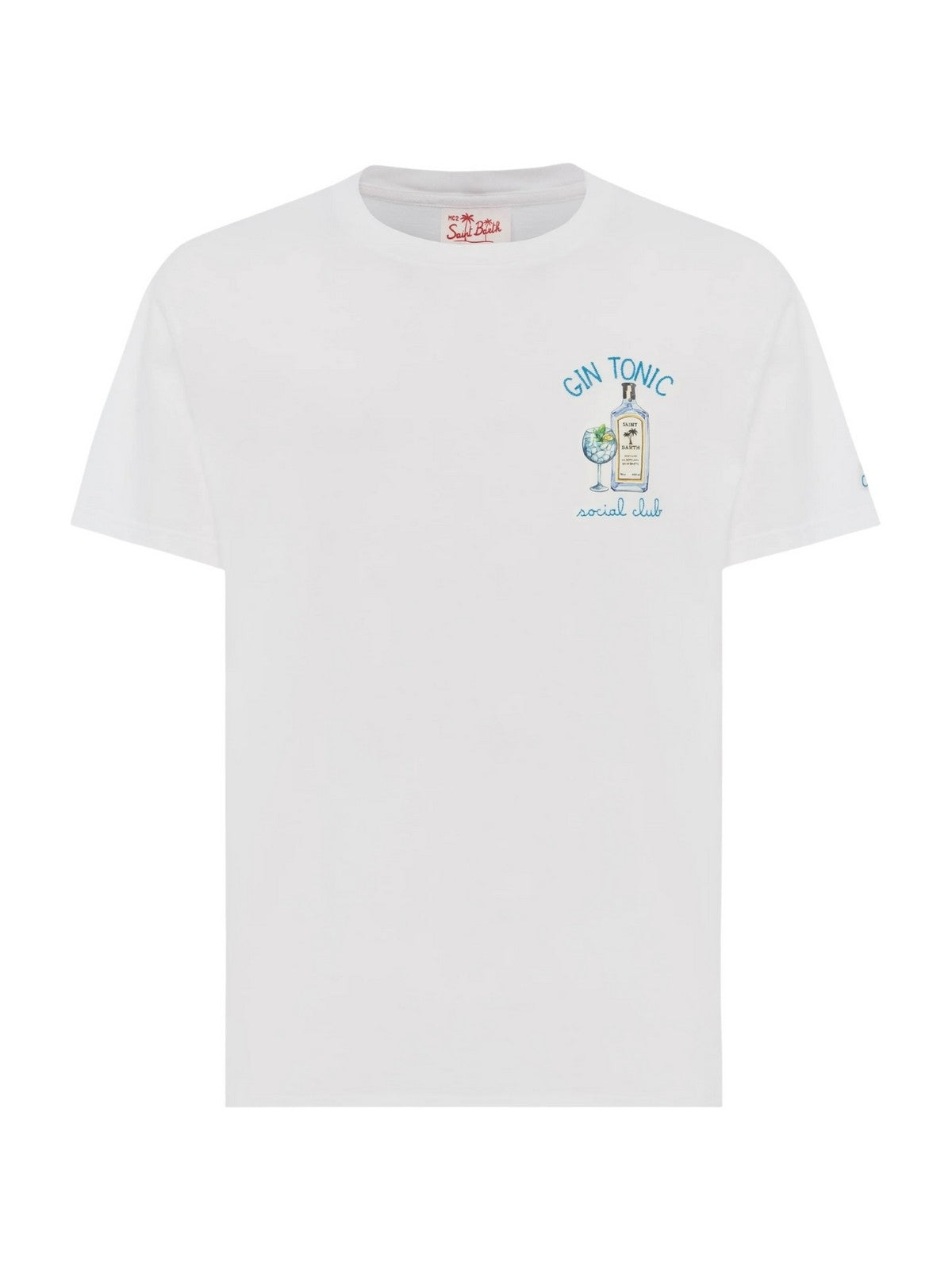 MC2 SAINT BARTH T-shirt Uomo  PORTOFINO 07962L SOCIAL GIN 01N EMB