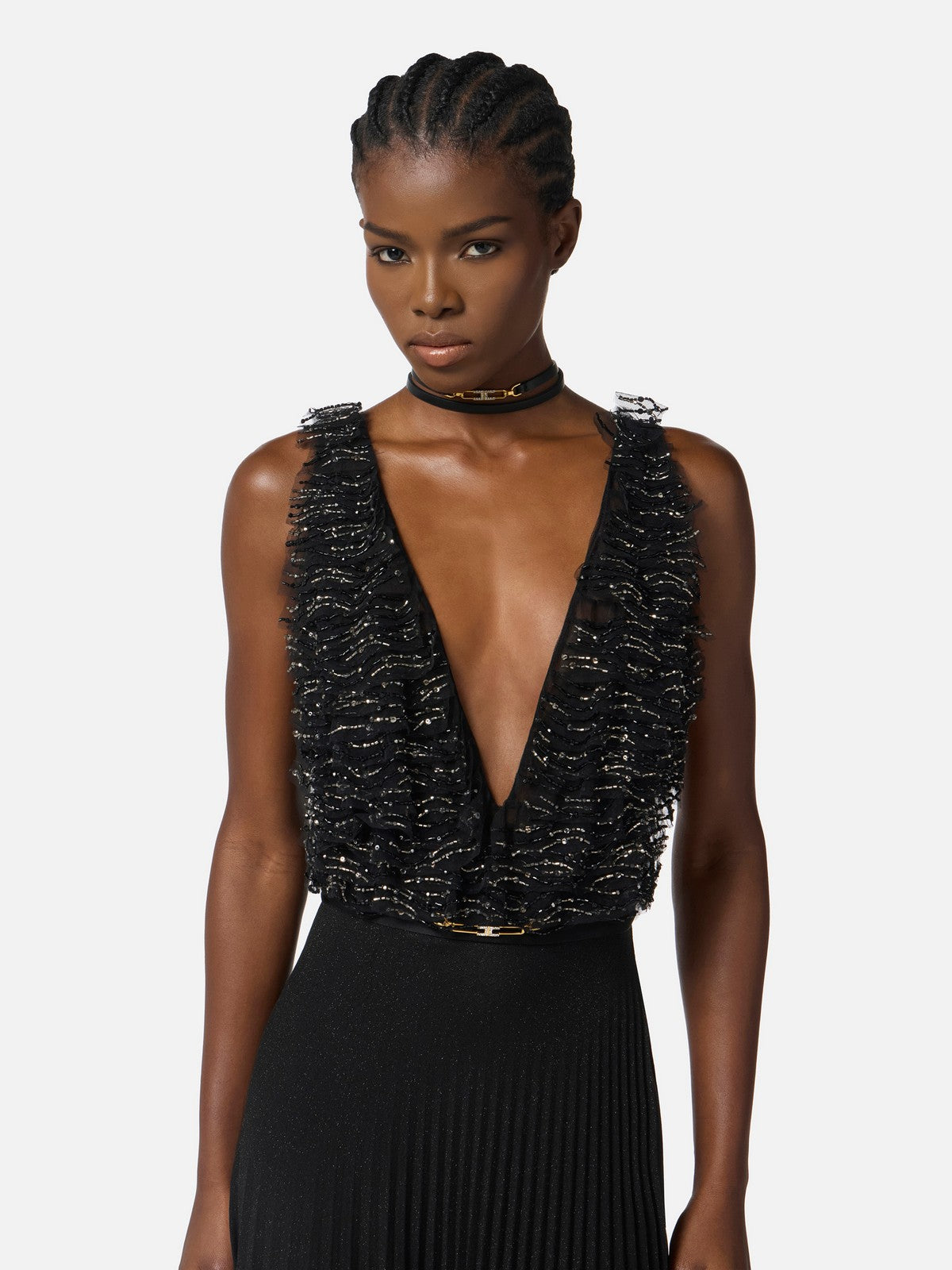 ELISABETTA FRANCHI Abito Donna  ABR1957E2 110 Nero