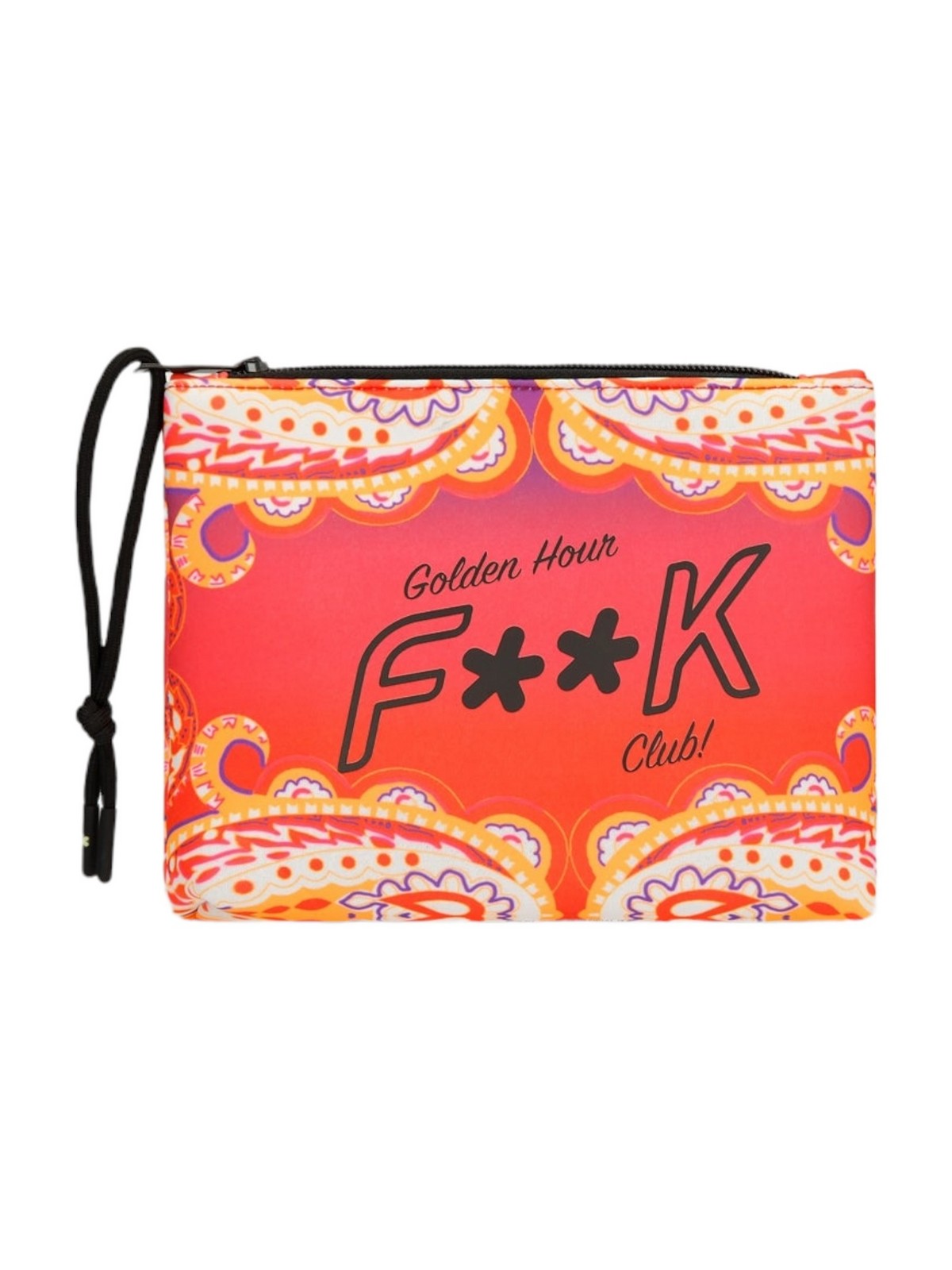 F ** K Women's Fk24-A035x25 orange clutch bags