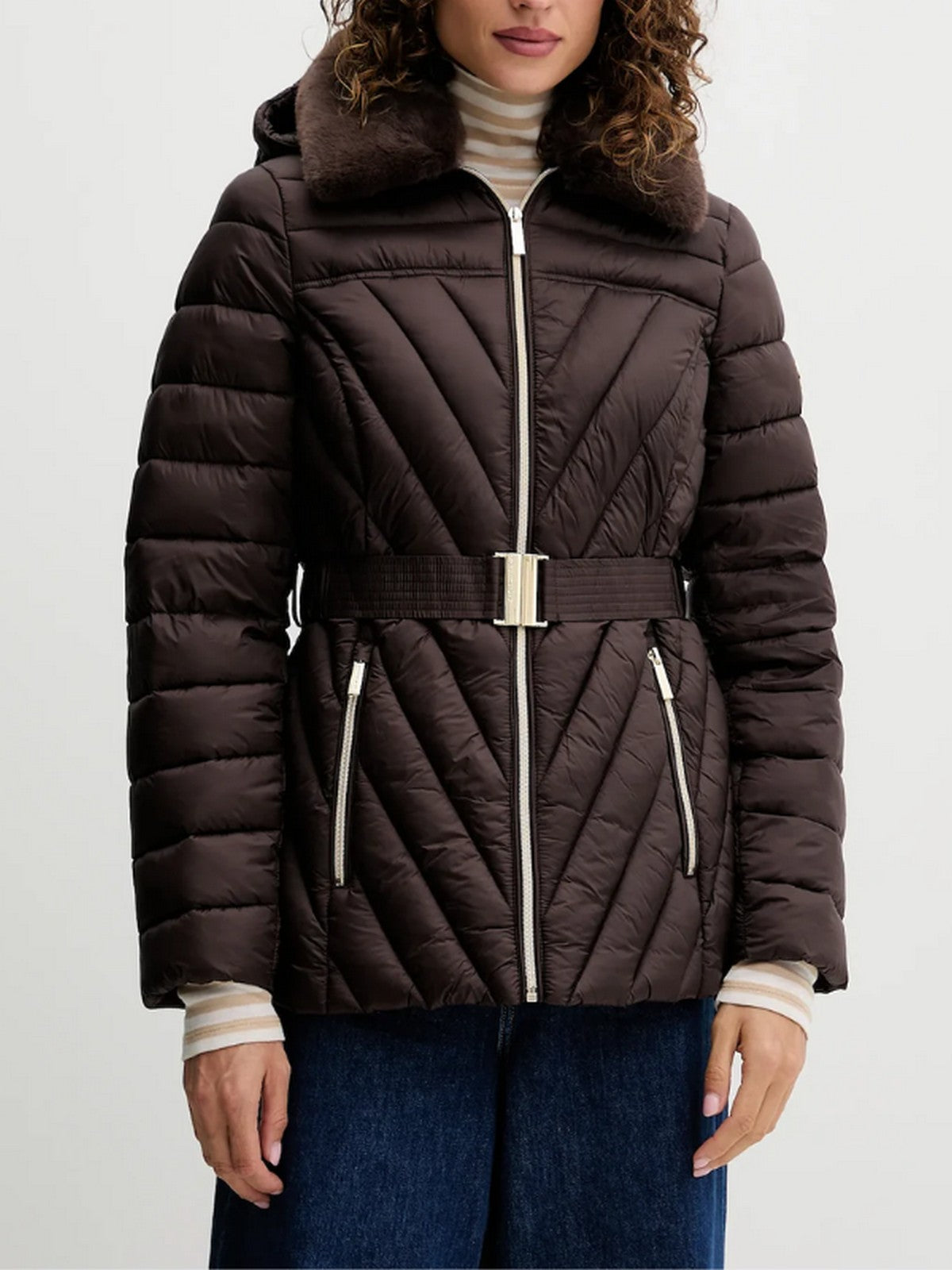 MICHAEL KORS Piumino Donna  77A6945M42 208 CHOCOLATE