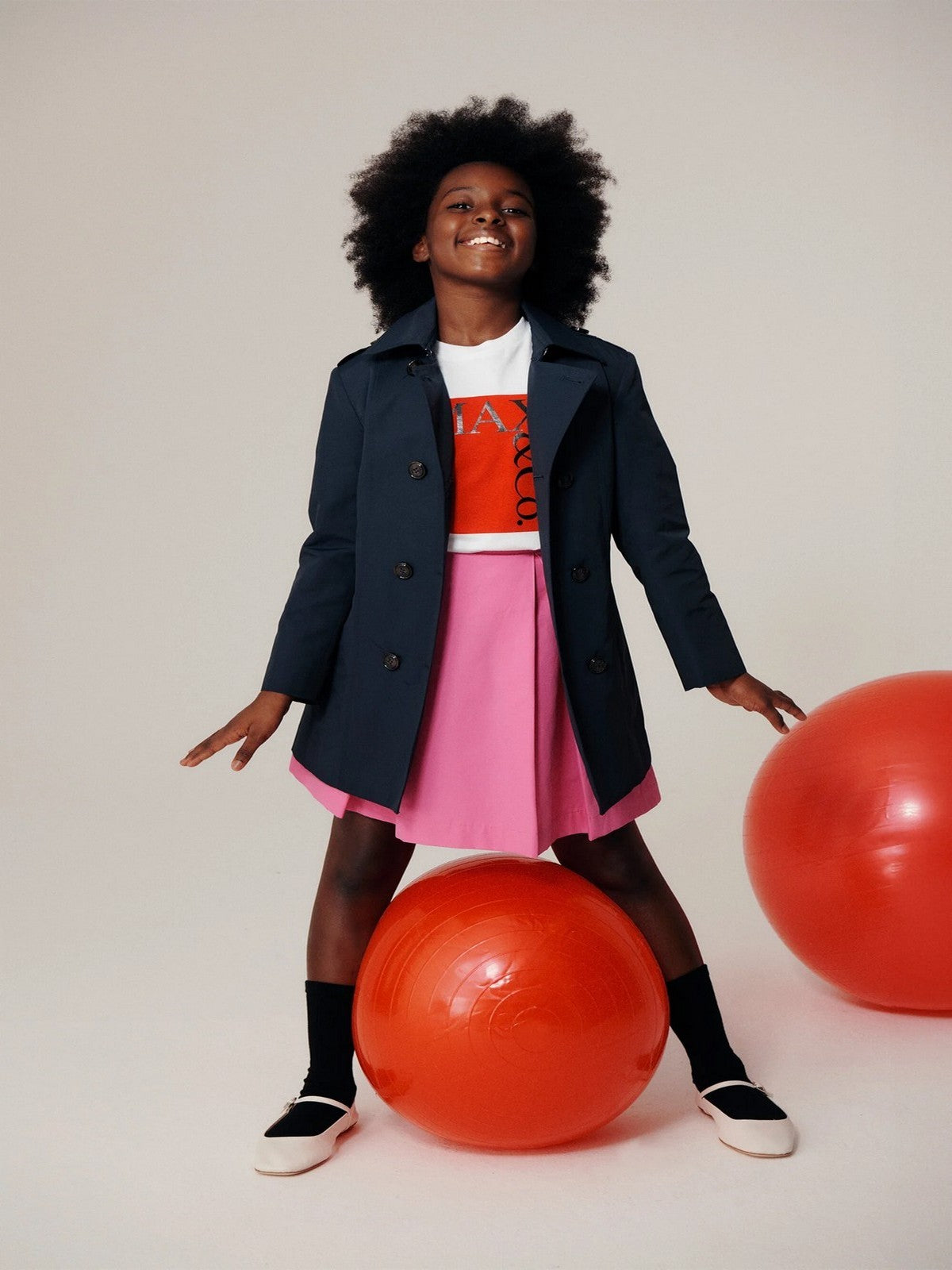 MAX&CO Trench Bambine e ragazze  MX0011 MX003 MX851 TOTAL ECLIPSE