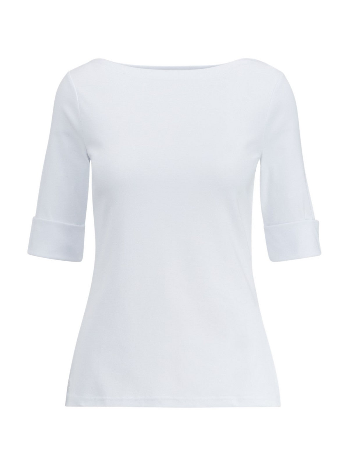 LAUREN RALPH LAUREN Maglia Donna JUDY-ELBOW SLEEVE-KNIT 200654963 007 WHITE
