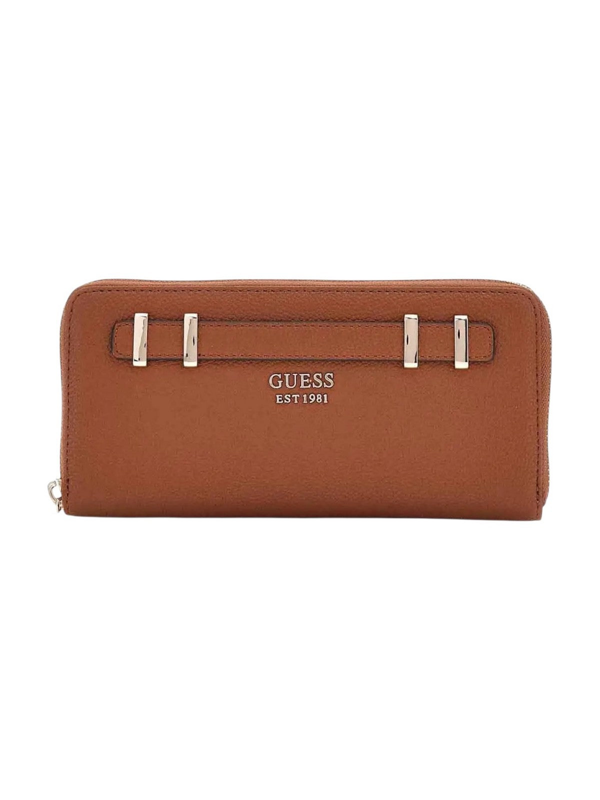 GUESS Portafoglio Donna GREGORIA SLG LARGE ZIP AROUND SWBG85 46146 COG COGNAC