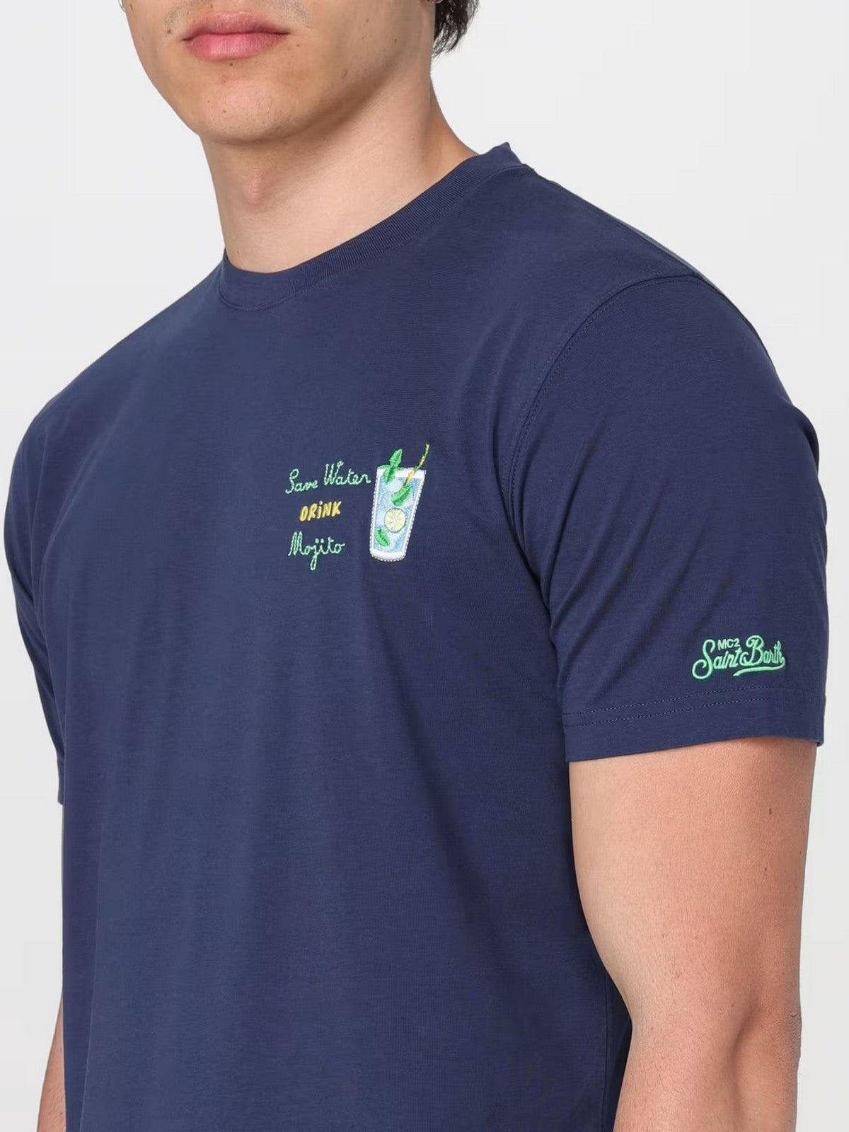 MC2 SAINT BARTH T-Shirt e Polo Uomo  PORTOFINO 04122F Blu