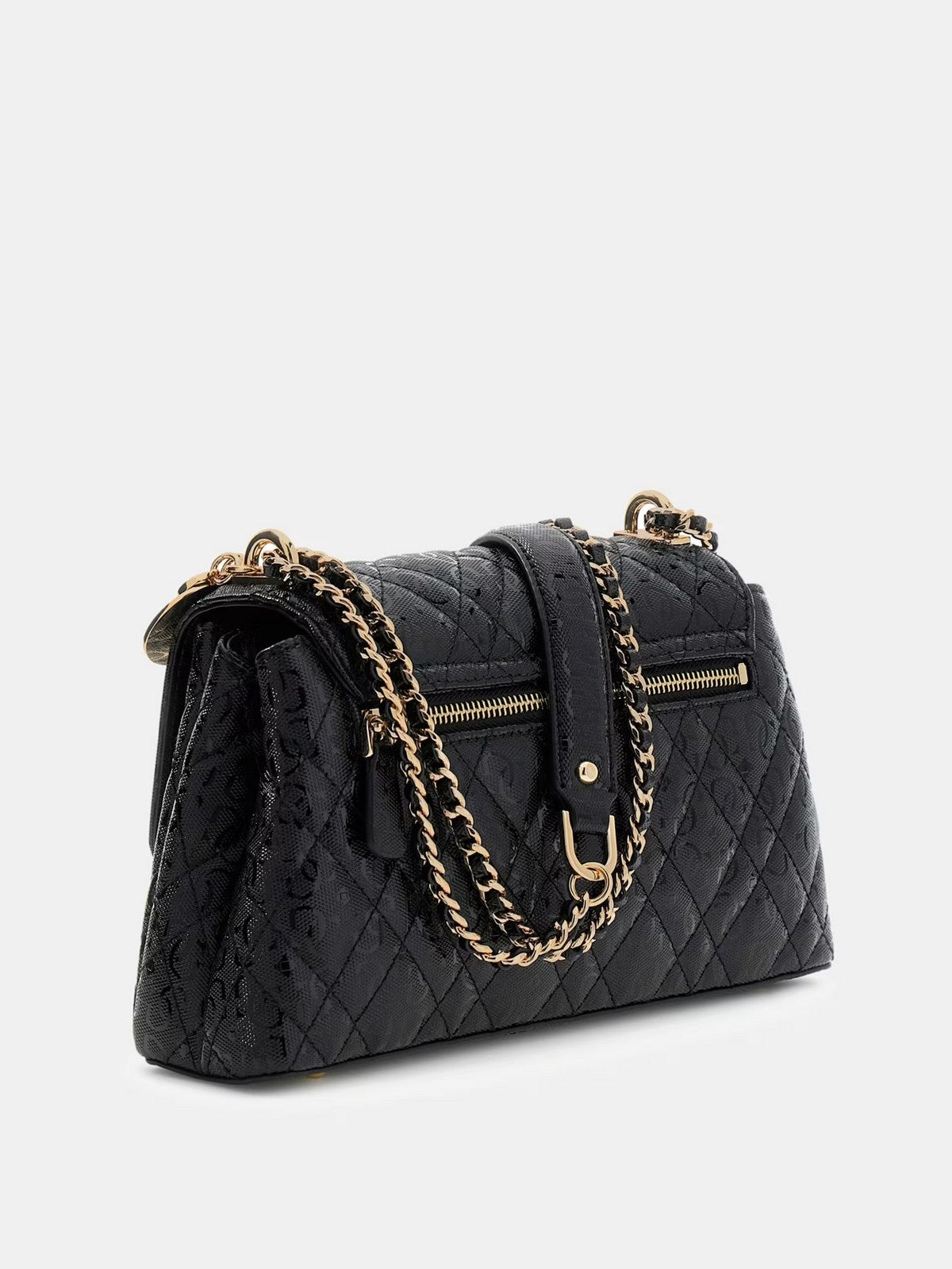 GUESS Borsa Donna ISEMAY CONVERTIBLE XBODY FLAP HWGG96 28210 BLA BLACK