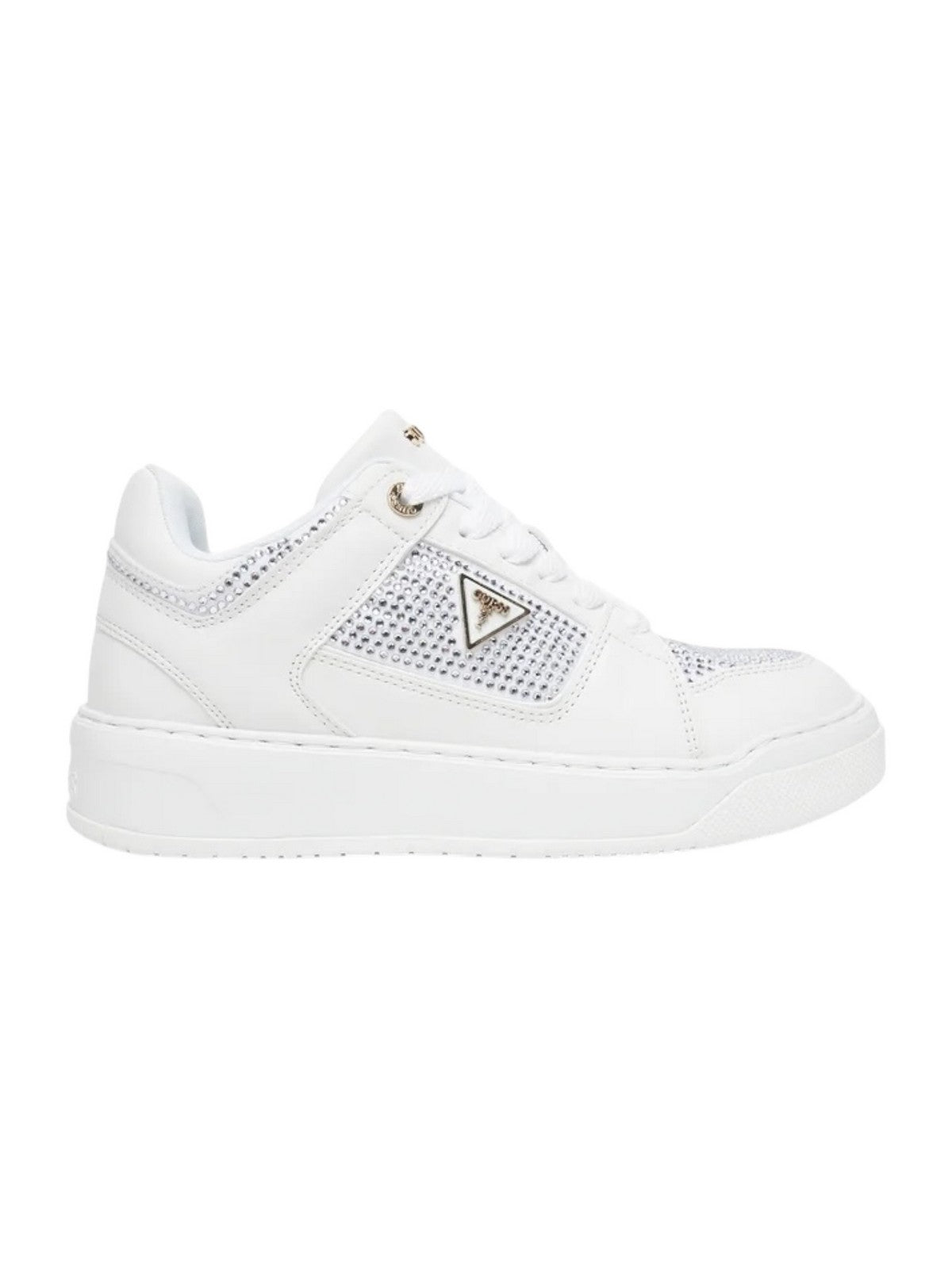 GUESS Sneaker Donna DELOVE2 FLTDL2 LEA12 WHITE WHITE