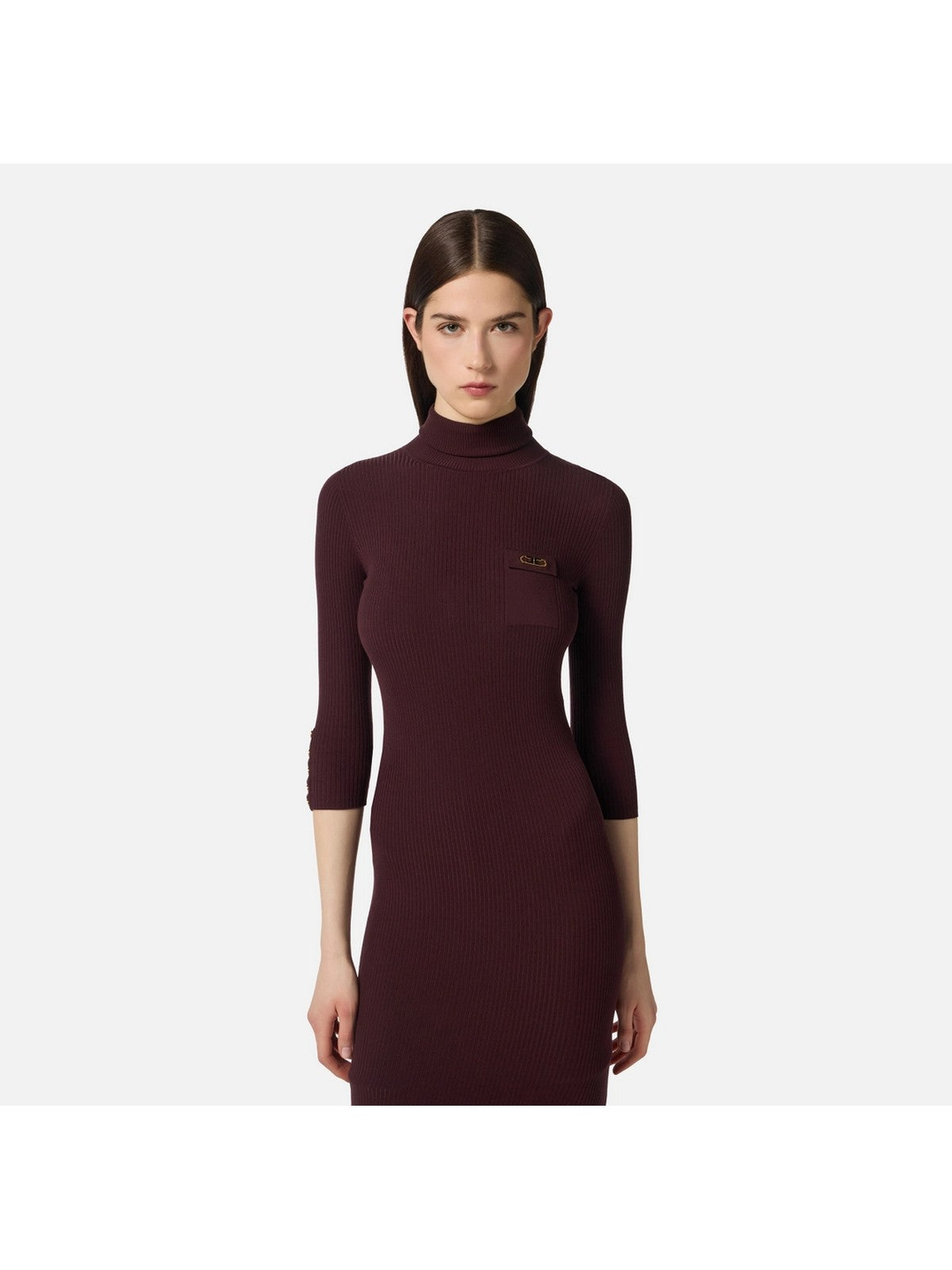 ELISABETTA FRANCHI Abito Donna  AM23B56E2 EA4 MERLOT gioboutiqueweb