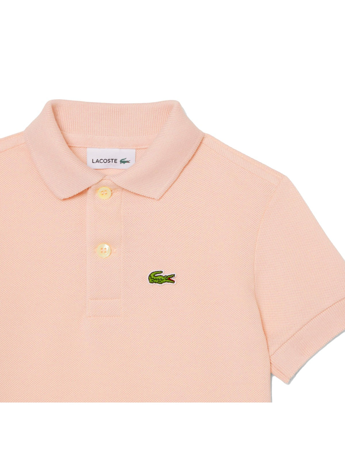LACOSTE KIDS Polo Unisex bambino LCB NON-ORGANIC PETIT PIQUE PO 847354 AL5 Rosa