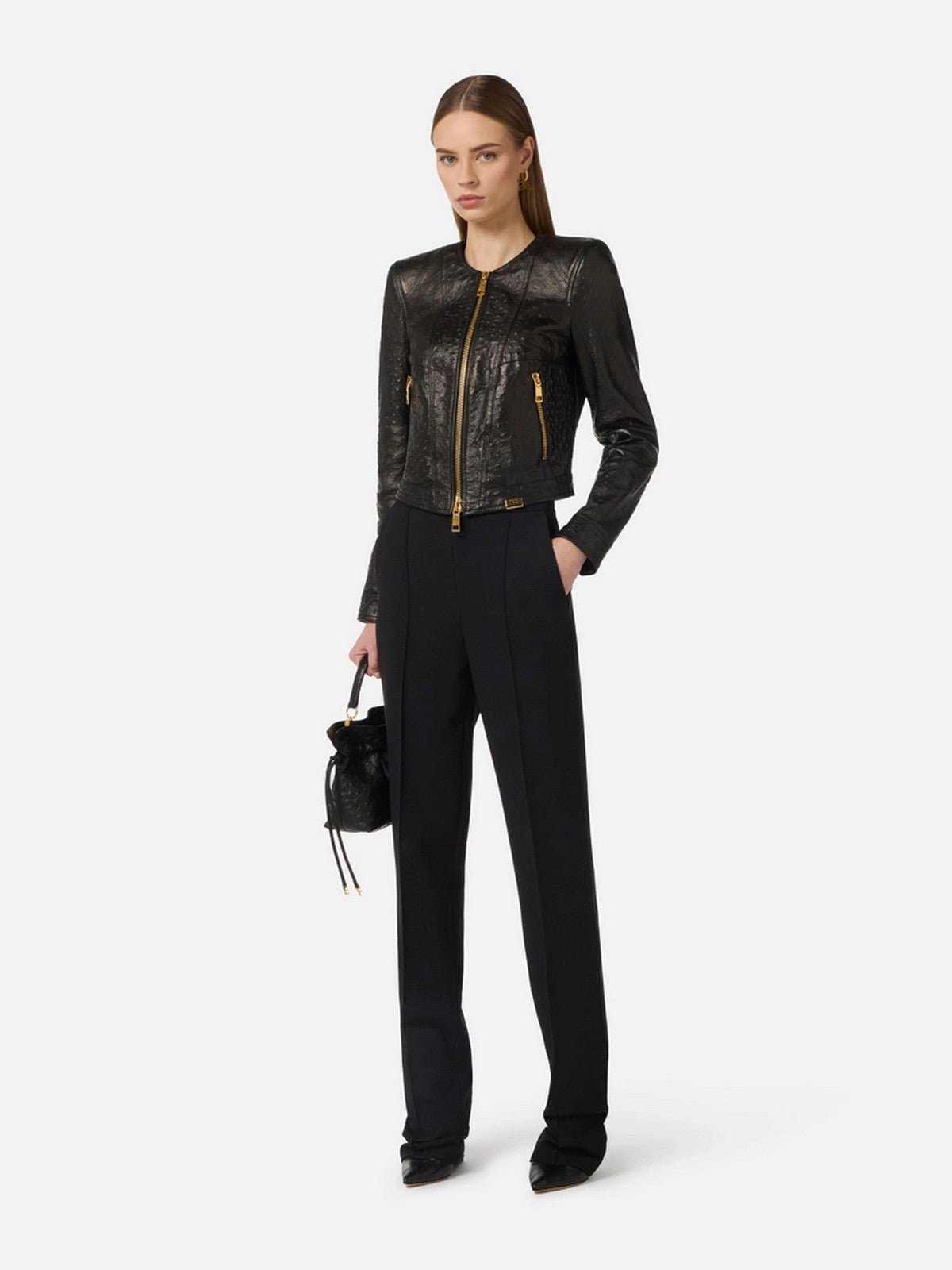ELISABETTA FRANCHI Giacca Donna  GD56Z62E2 110 Nero