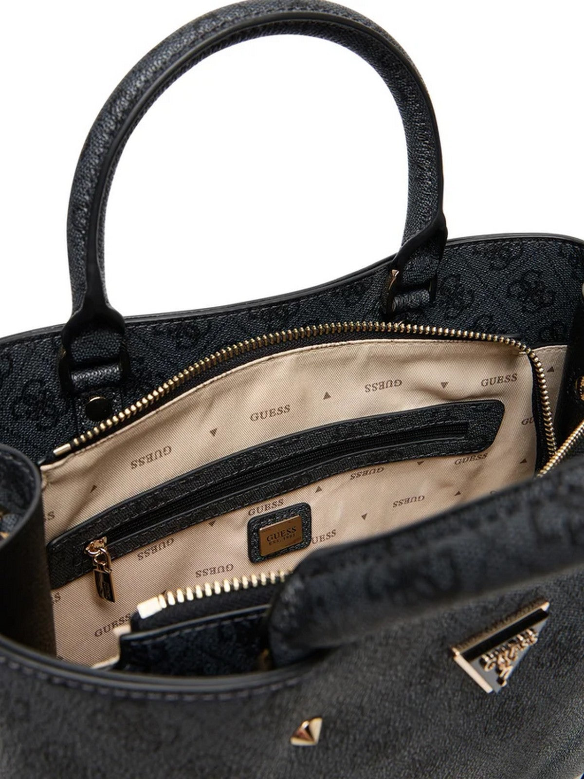 GUESS Borsa Donna MERIDIAN II GIRLFRIEND SATCHEL HWSG69 74060 CLO COAL LOGO