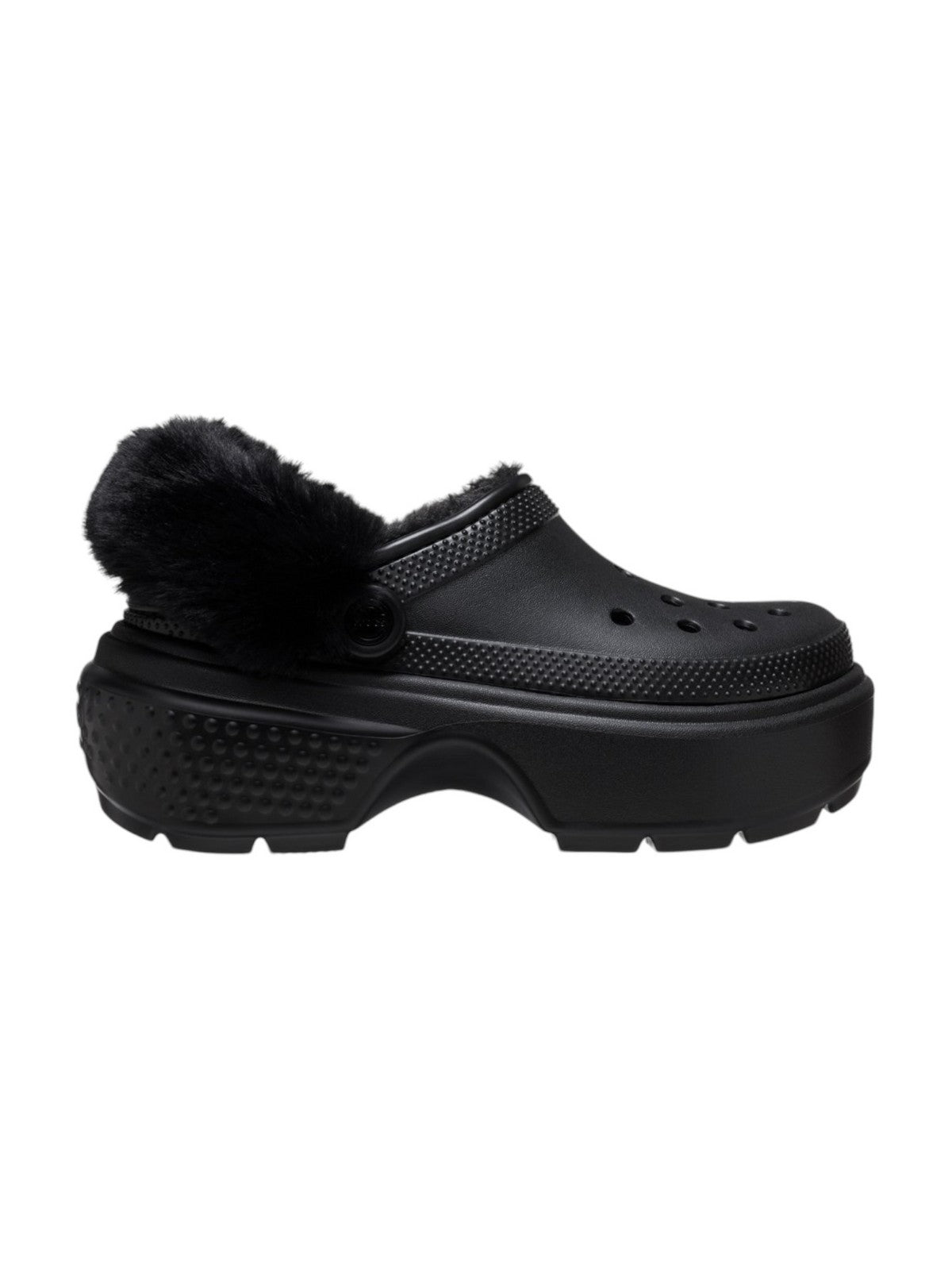 CROCS Ciabatta Donna Stomp Lined Clog 208546 BLK  Nero gioboutiqueweb