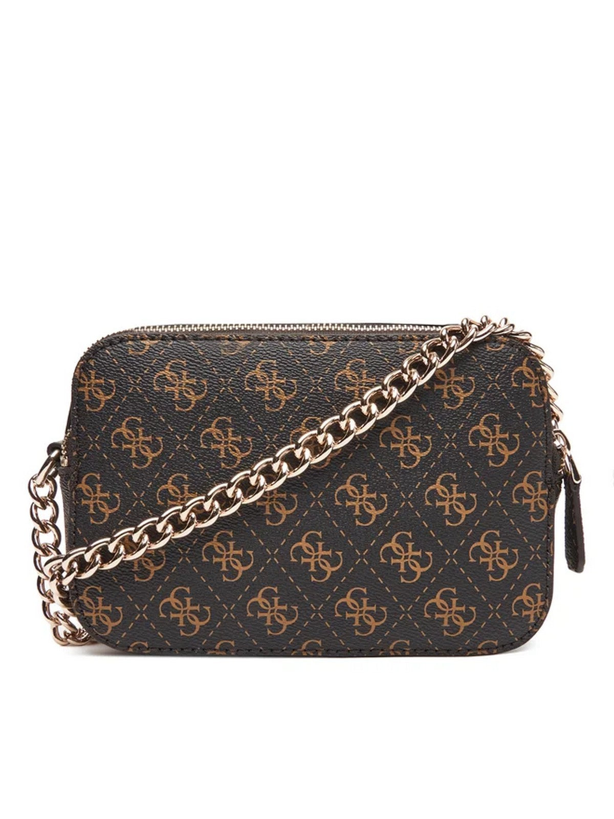 GUESS Borsa Donna NOELLE II CROSSBODY CAMERA HWQG96 72140 BNL BROWN LOGO