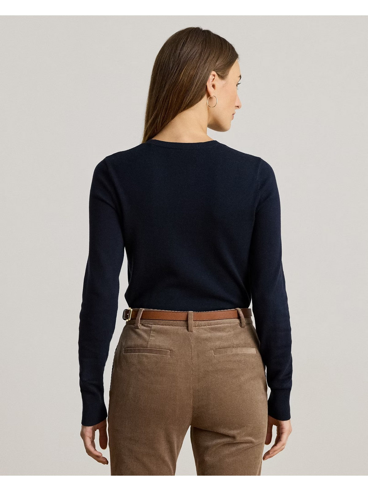 LAUREN RALPH LAUREN Maglia Donna SHAVONNE-LONG SLEEVE-PULLOVER 200919114 004 LAUREN NAVY gioboutiqueweb