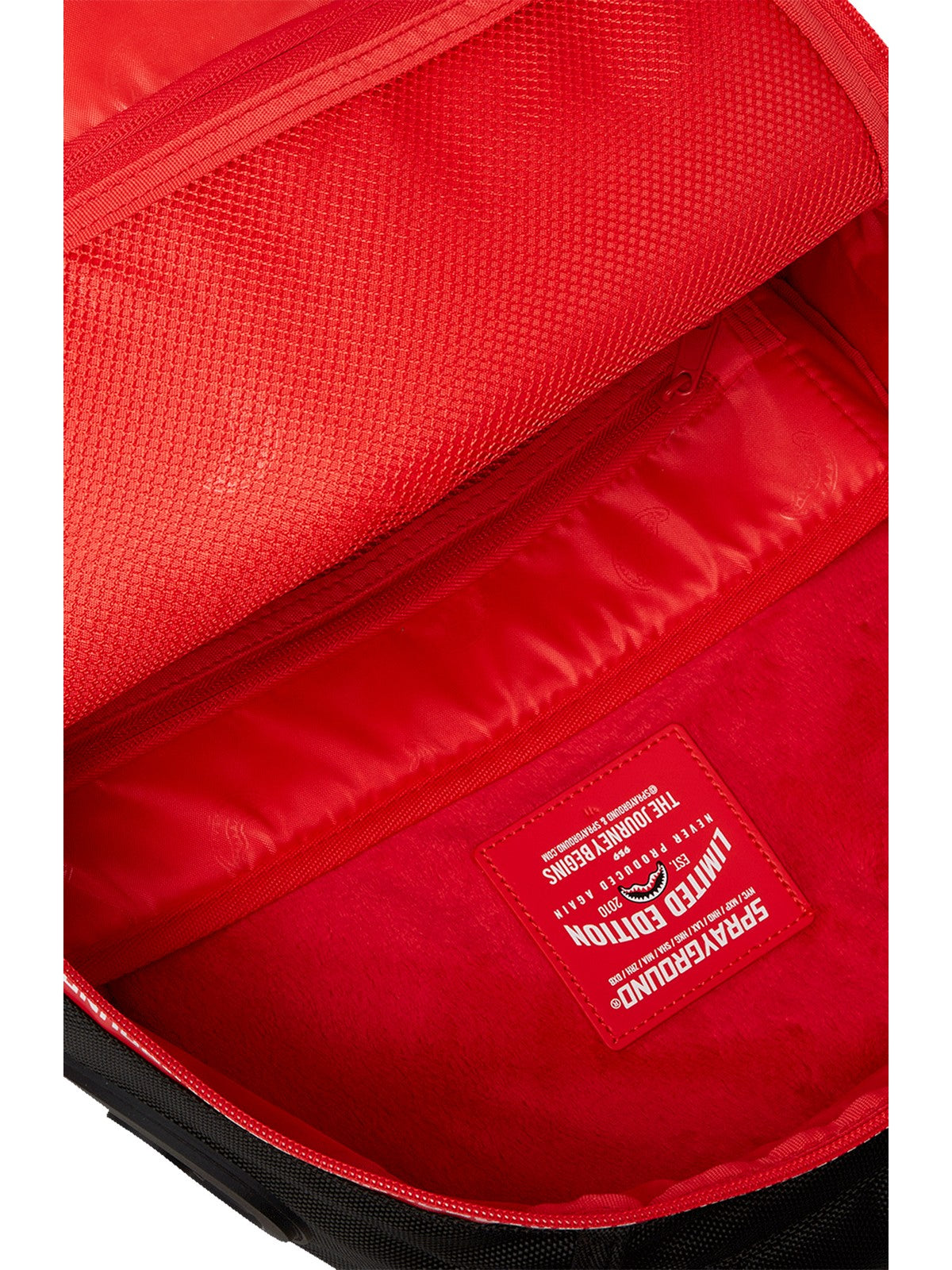 SPRAYGROUND Zaino Uomo PRINTED ZIPPER SHARK DLXR BACKPACK 910B6017NSZ Nero