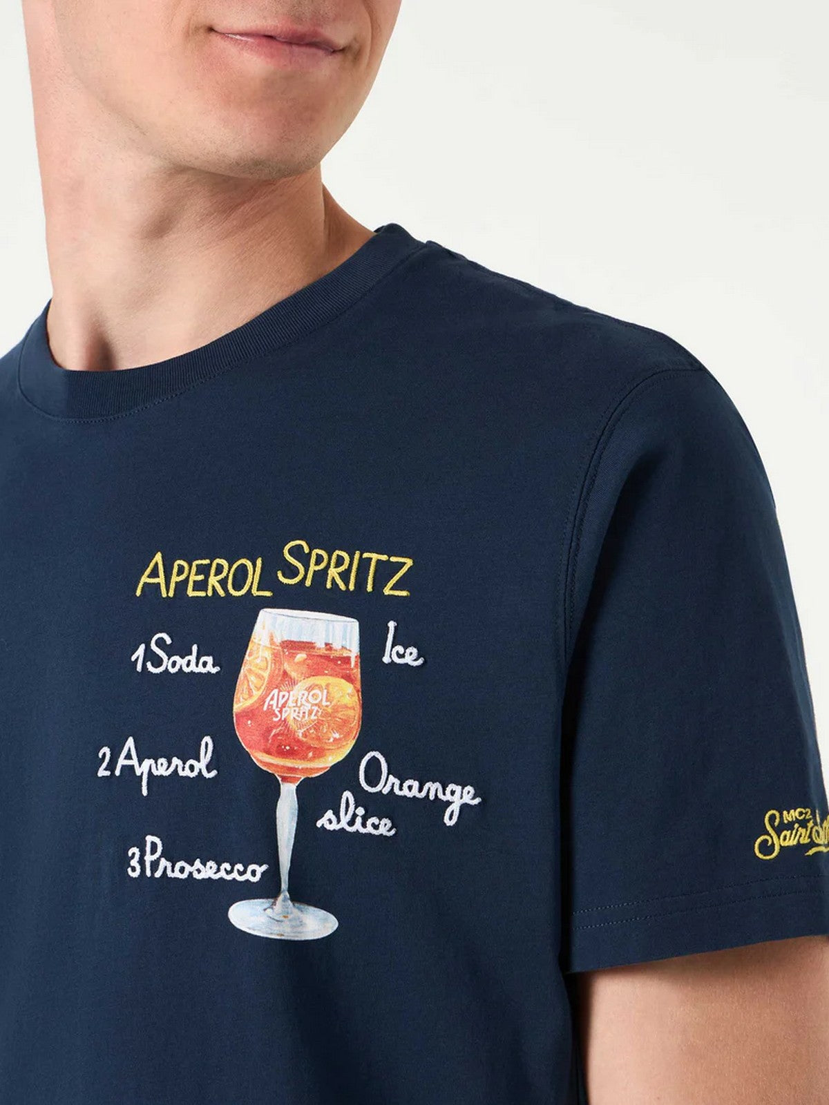 MC2 SAINT BARTH T-shirt Uomo  PORTOFINO 04382L SPRITZ 61 EMB