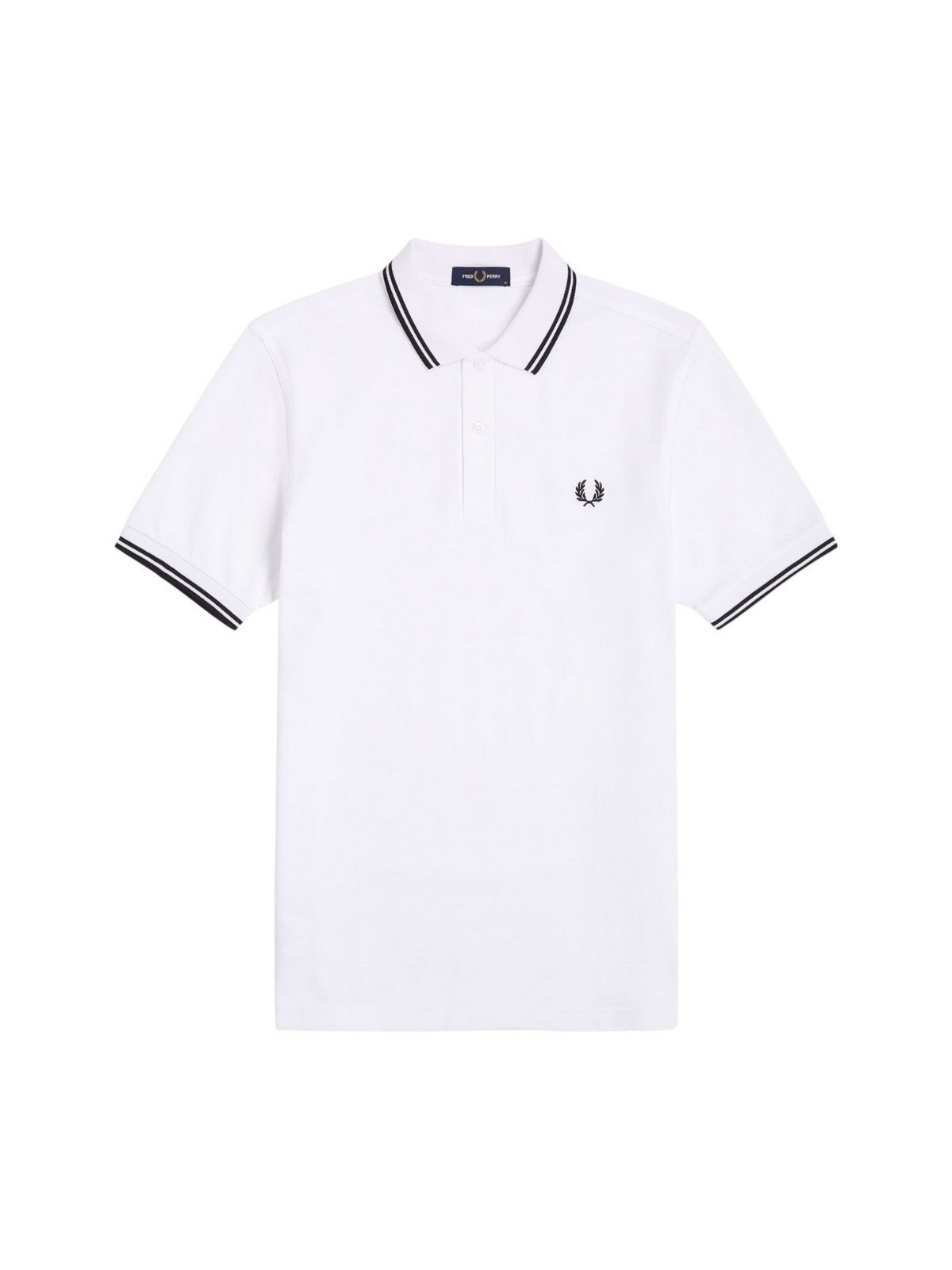 FRED PERRY Polo Uomo FP TWIN TIPPED FRED PERRY SHIRT FP-M3600P-57 200 WHITE