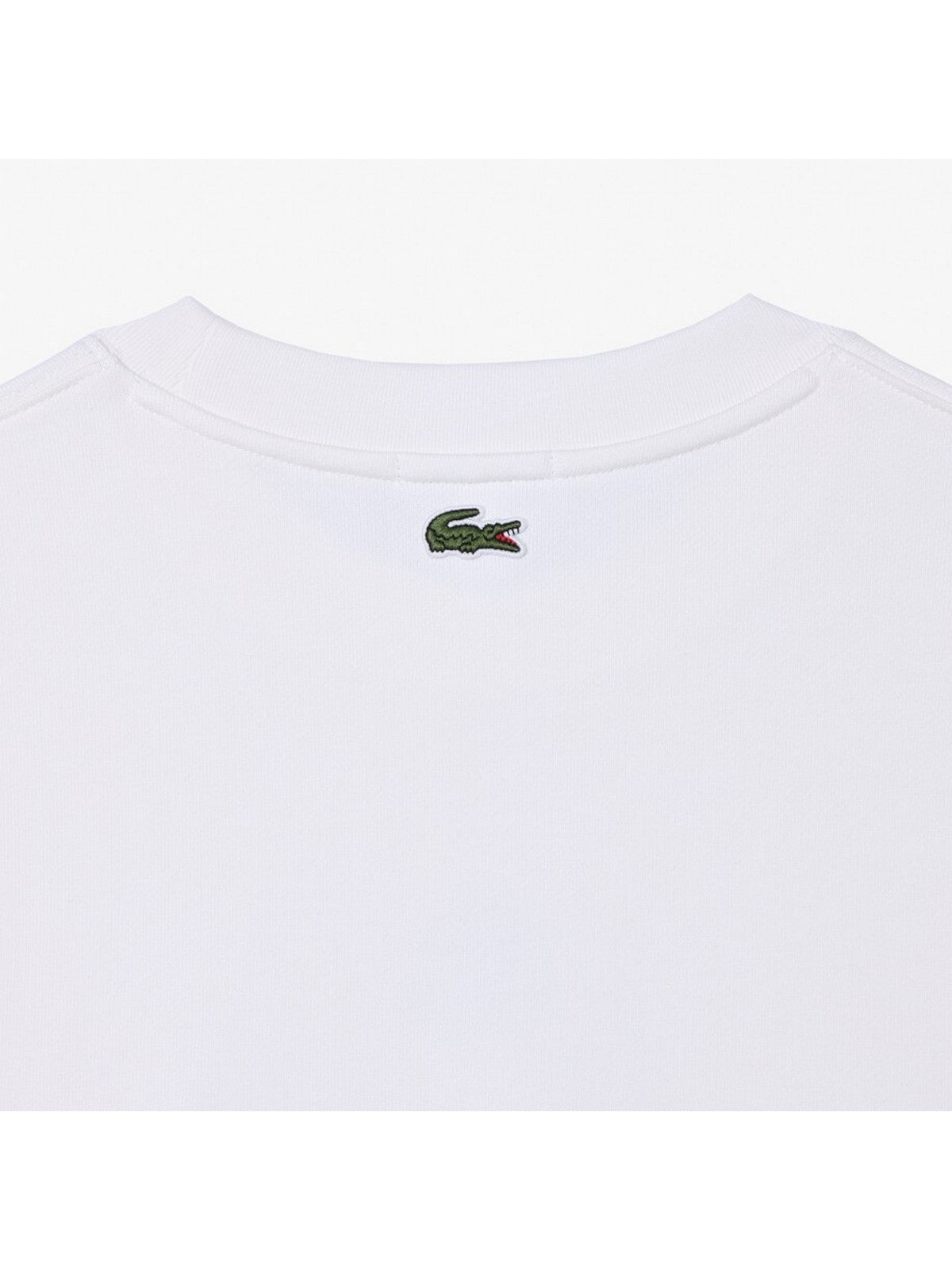 LACOSTE Felpa Uomo  SH2736 70V Bianco