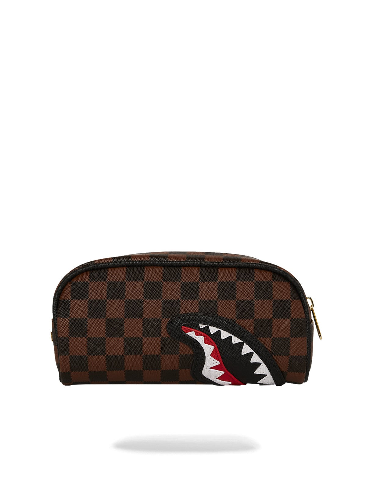 SPRAYGROUND Pochette Unisex adulto SAWTOOTH SHARKS IN PARIS POUCH 910B7845NSZ MARRONE gioboutiqueweb