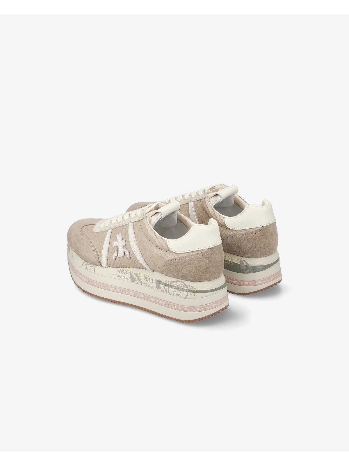 PREMIATA Sneaker Donna  BETH VAR 7039 Beige gioboutiqueweb