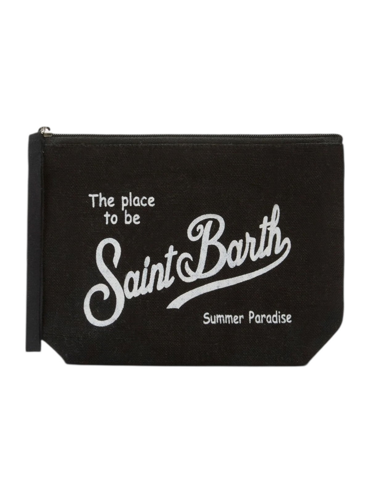 MC2 SAINT BARTH Pochette Donna  ALINE LINEN 01137L LINEN 00 BLACK