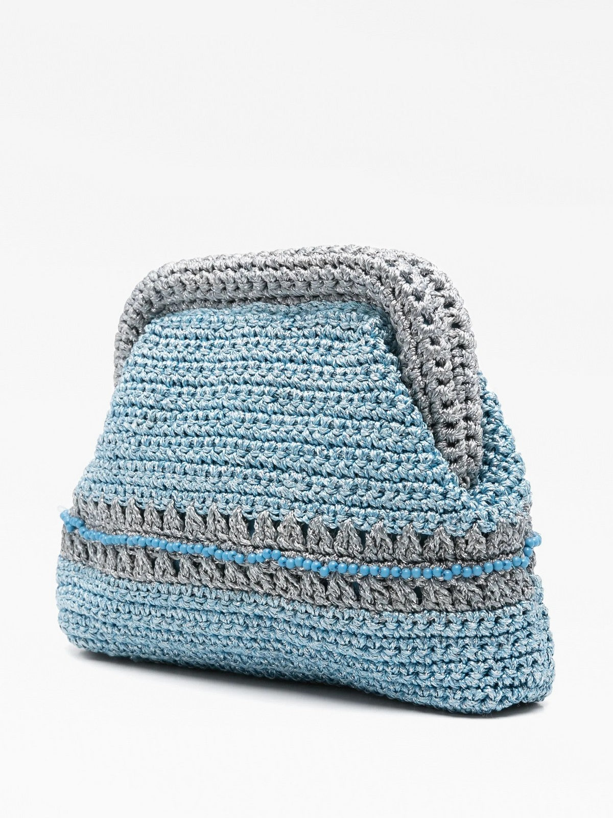 MC2 SAINT BARTH Borsa Donna  CROCHET POUCH N 09556L LUREX 3133 EMB