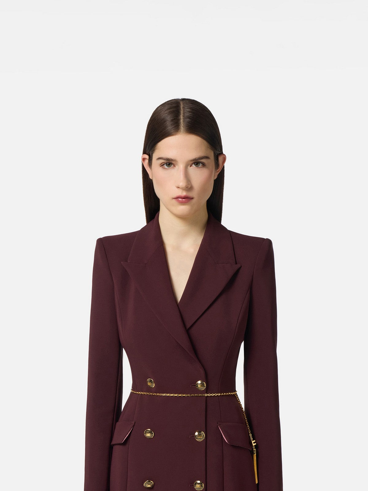 ELISABETTA FRANCHI Abito Donna  AB89657E2 EA4 MERLOT