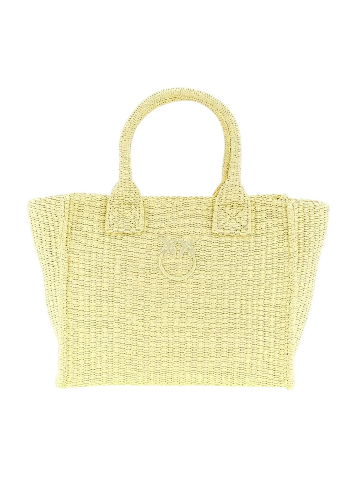 PINKO Borsa Donna BEACH SHOPPER MINI RAFIA 106832-A39Y C39 GIALLO PASTINACA