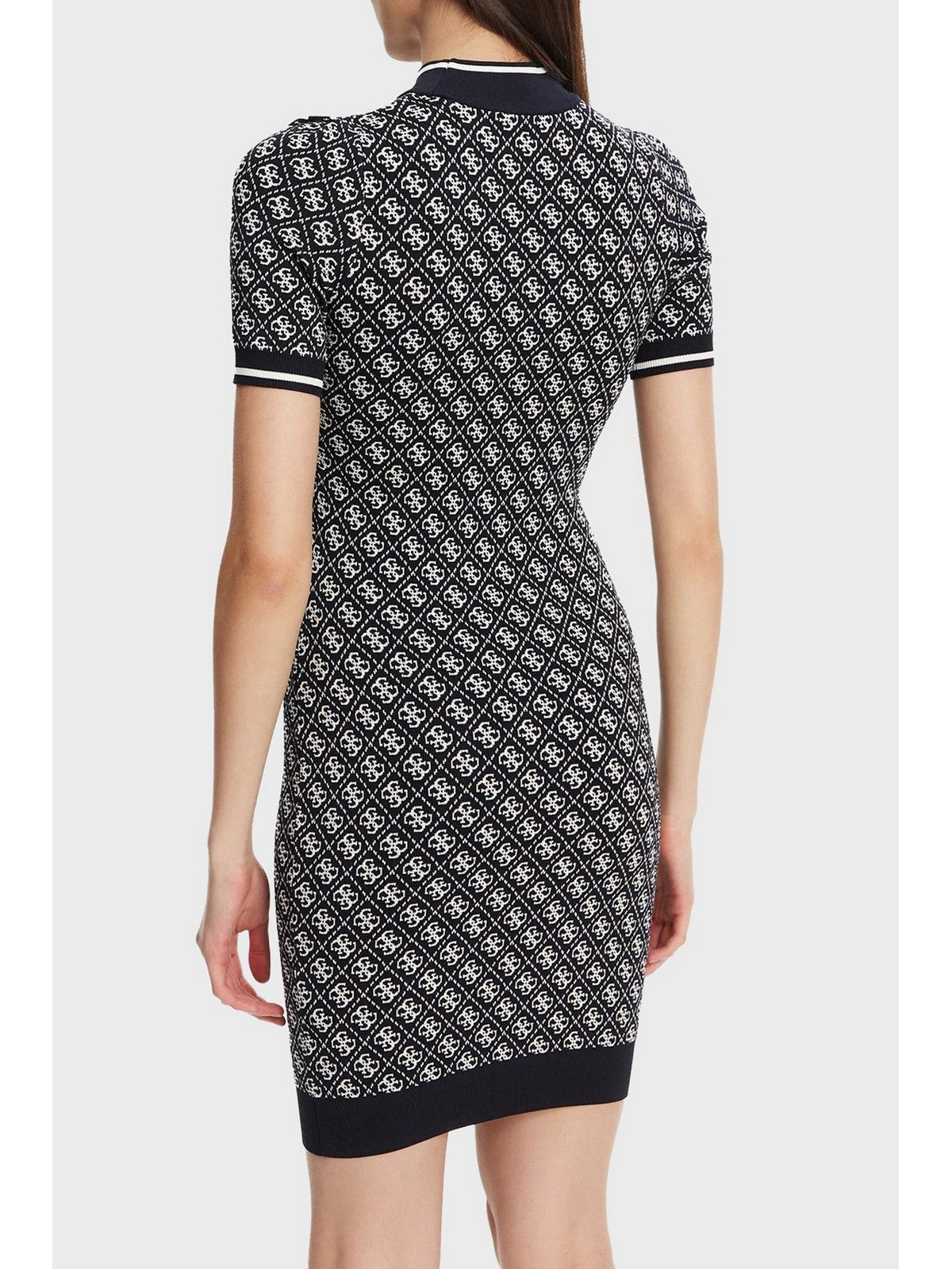 GUESS Abito Donna SS LISE 4G LOGO SWTR DRESS W3YK39 Z37K0 FBCF SMART BLUE AND CREAM