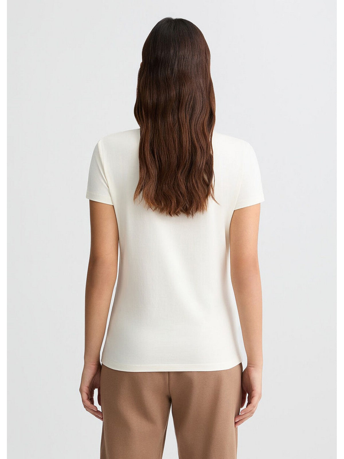 LIU JO SPORT T-shirt Donna  TA5173JS003 M9514 Wh.milk/macula moro gioboutiqueweb