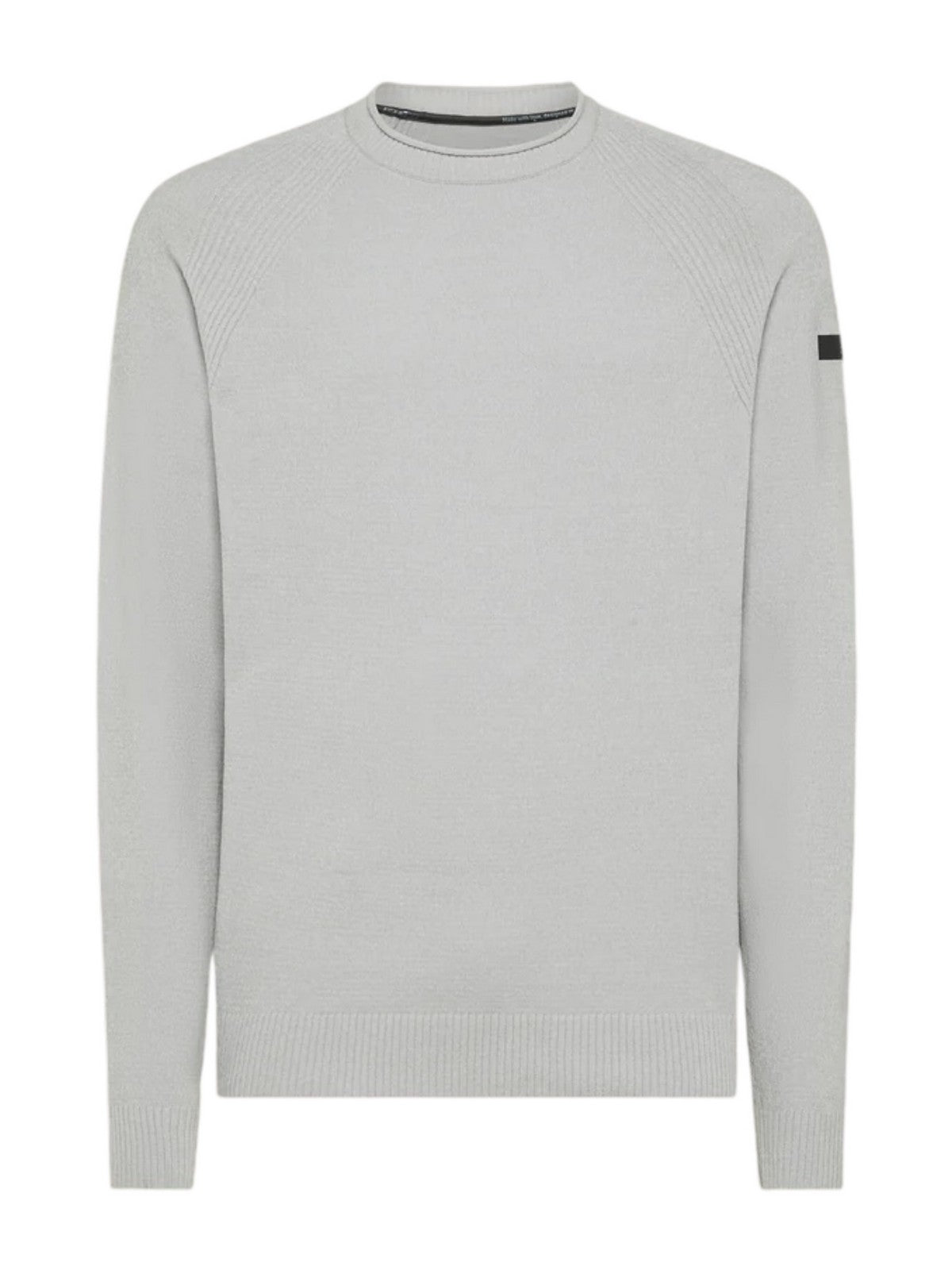 RRD Pull Homme VELVET ROUND KNIT W24132 08 Blanc