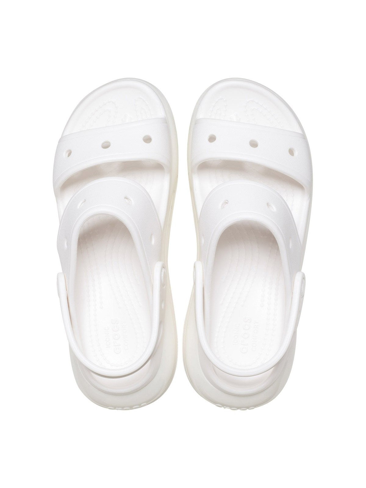 CROCS Sandalo Donna Classic Mega Crush Sandal W 207989 100 Bianco