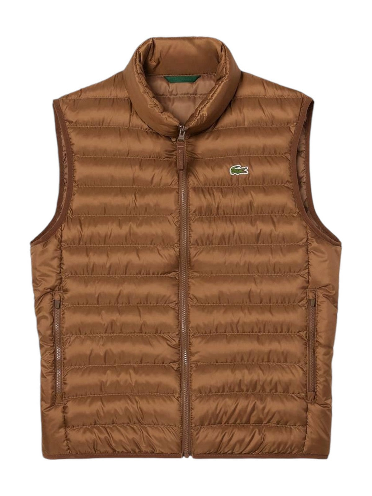 LACOSTE Gilet Uomo  BH2886 SIX Marrone gioboutiqueweb