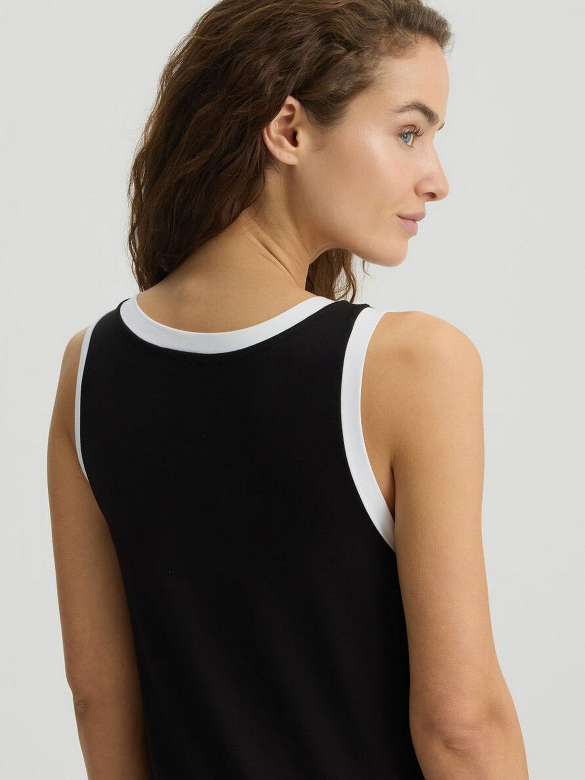 LIU JO BEACHWEAR Abito Donna  VA5134JS360 09096 NERO/BIANCO gioboutiqueweb