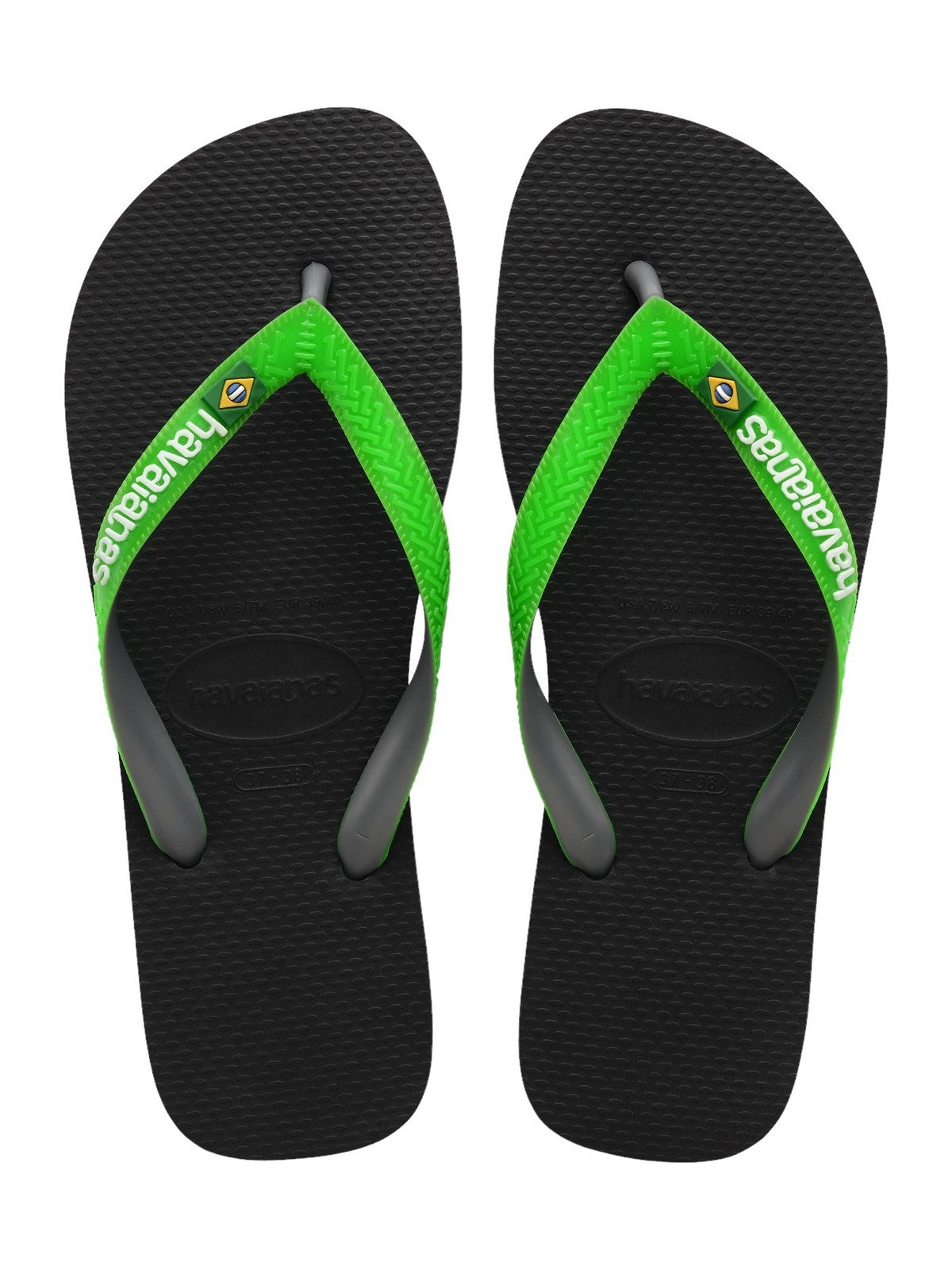 HAVAIANAS Tongs adultes unisexes Hav. Mélange brésilien 4123206.8075 noir