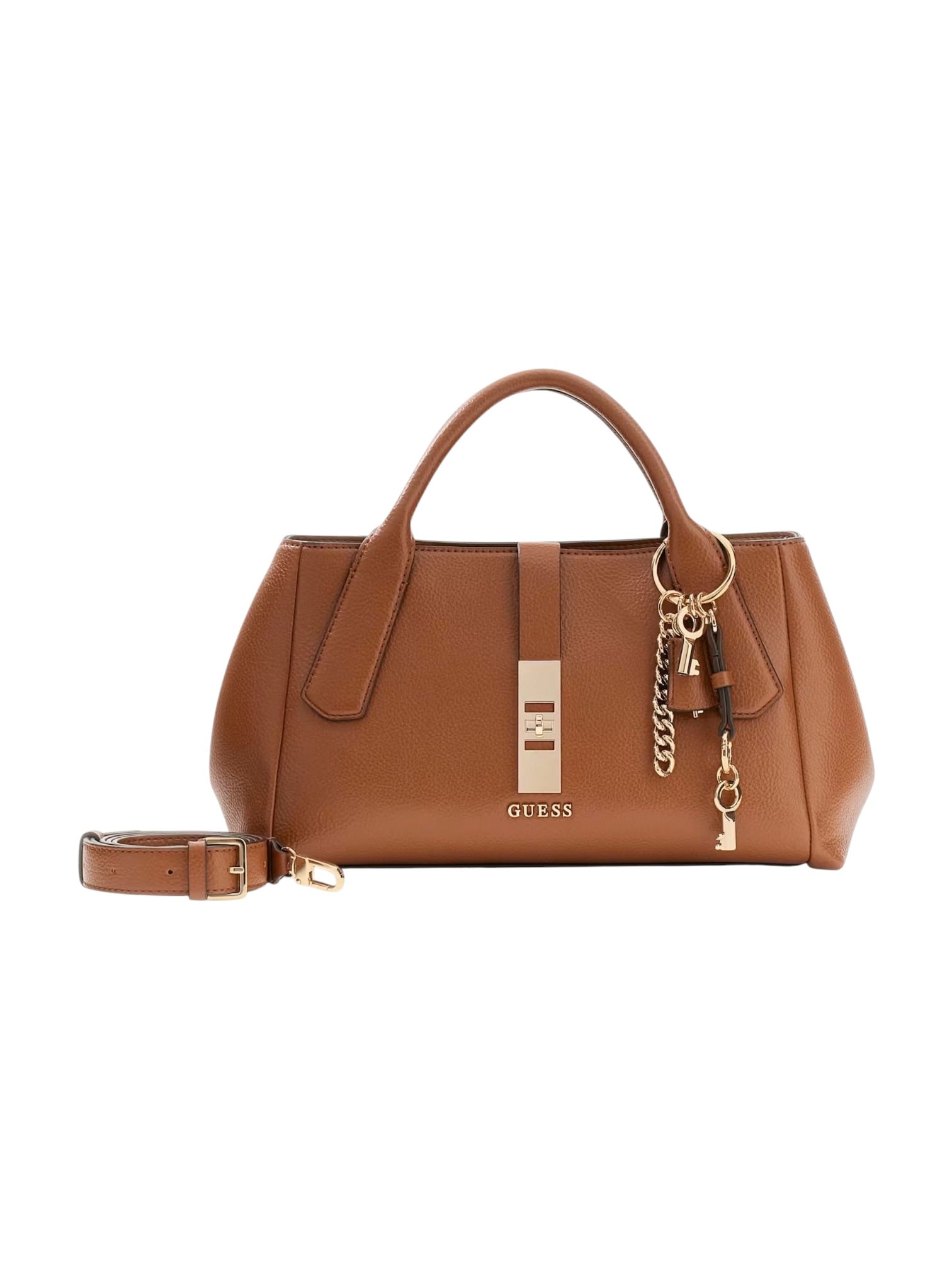 GUESS Borsa Donna BROOKE HIGH SOCIETY SATCHEL HWBG98 97060 COG COGNAC