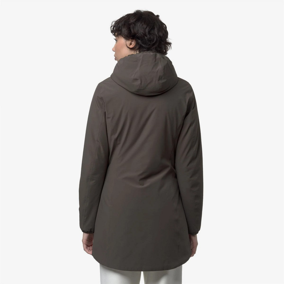 K-WAY Damenjacke DENISE ST WARM DOUBLE K6128UW B42 Schwarz Oliv - Grün