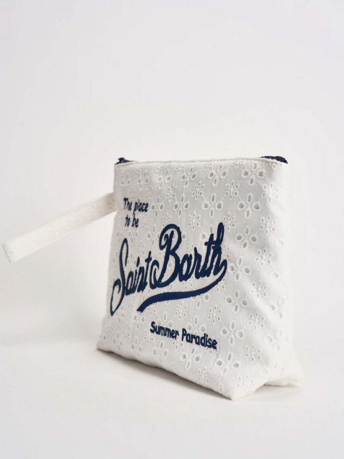 MC2 SAINT BARTH Pochette Donna  ALINE SANGALLO L 00238L COTTON MINI FLOWERS EMBRY 01 EMB