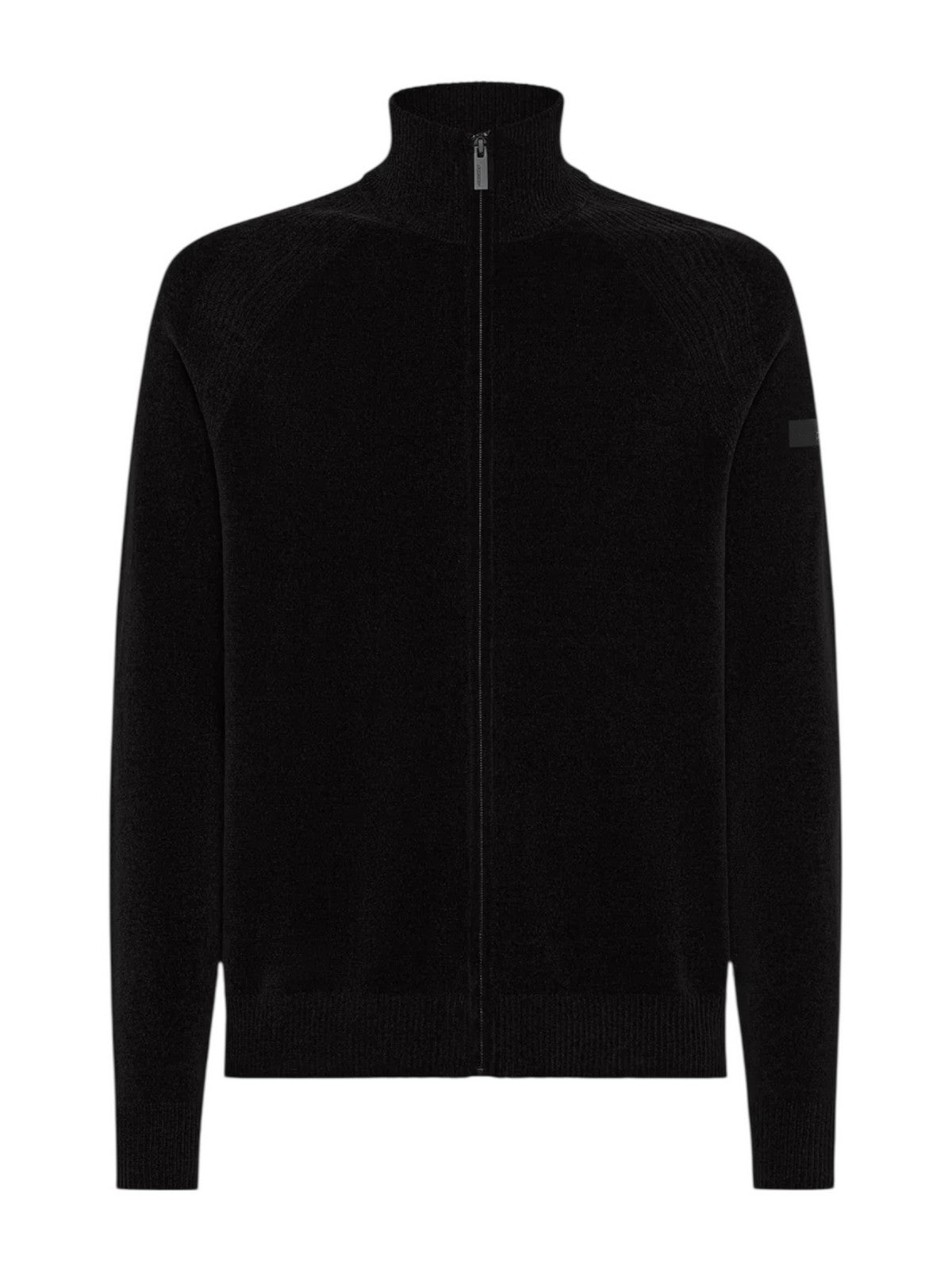 RRD Cardigan Uomo velvet full zip knit W25134 10 10 BLACK