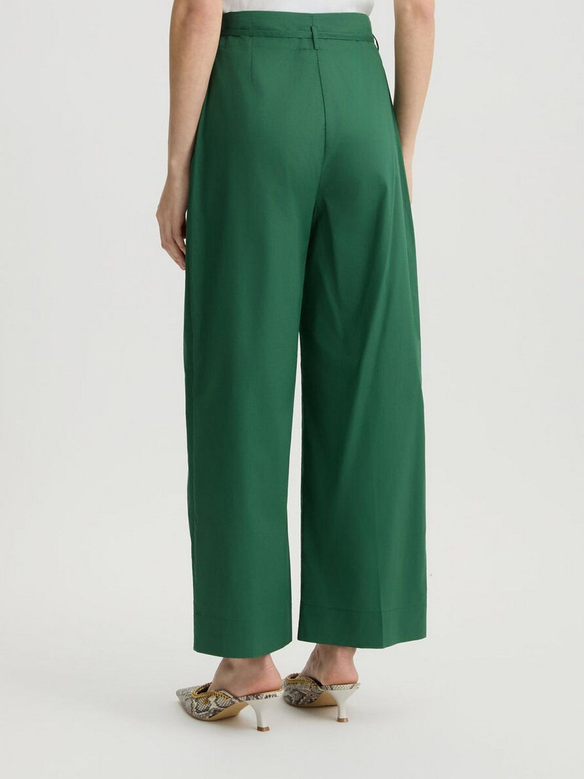 LIU JO BLACK Pantalone Donna  CA5297TS246 X0665 Verde gioboutiqueweb