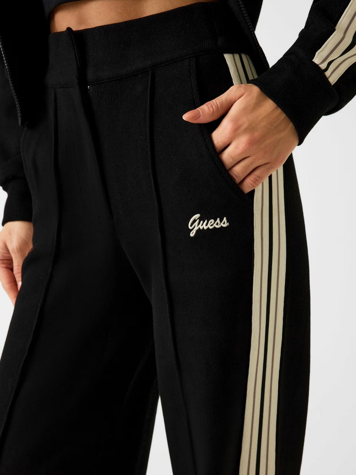 GUESS SPORT Pantalone Donna  V5BB16 KCX52 JBLK Jet Black A996