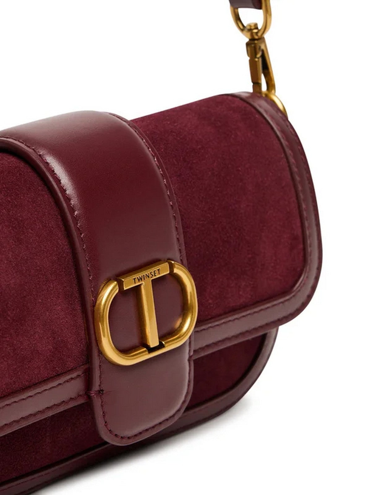 TWINSET Borsa Donna AMIE LEATHER 252TD8371 12635 PURPLE EDEN