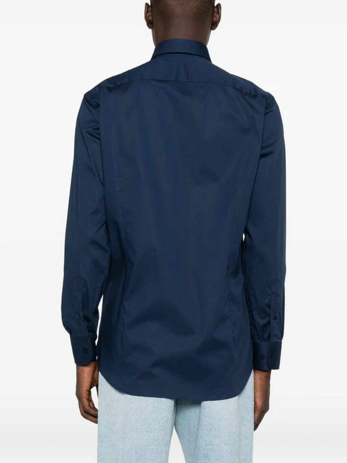 ETRO Camicia Uomo SHIRT ROMA LOGO BD MRIB0004 AV607 B0339 Blu