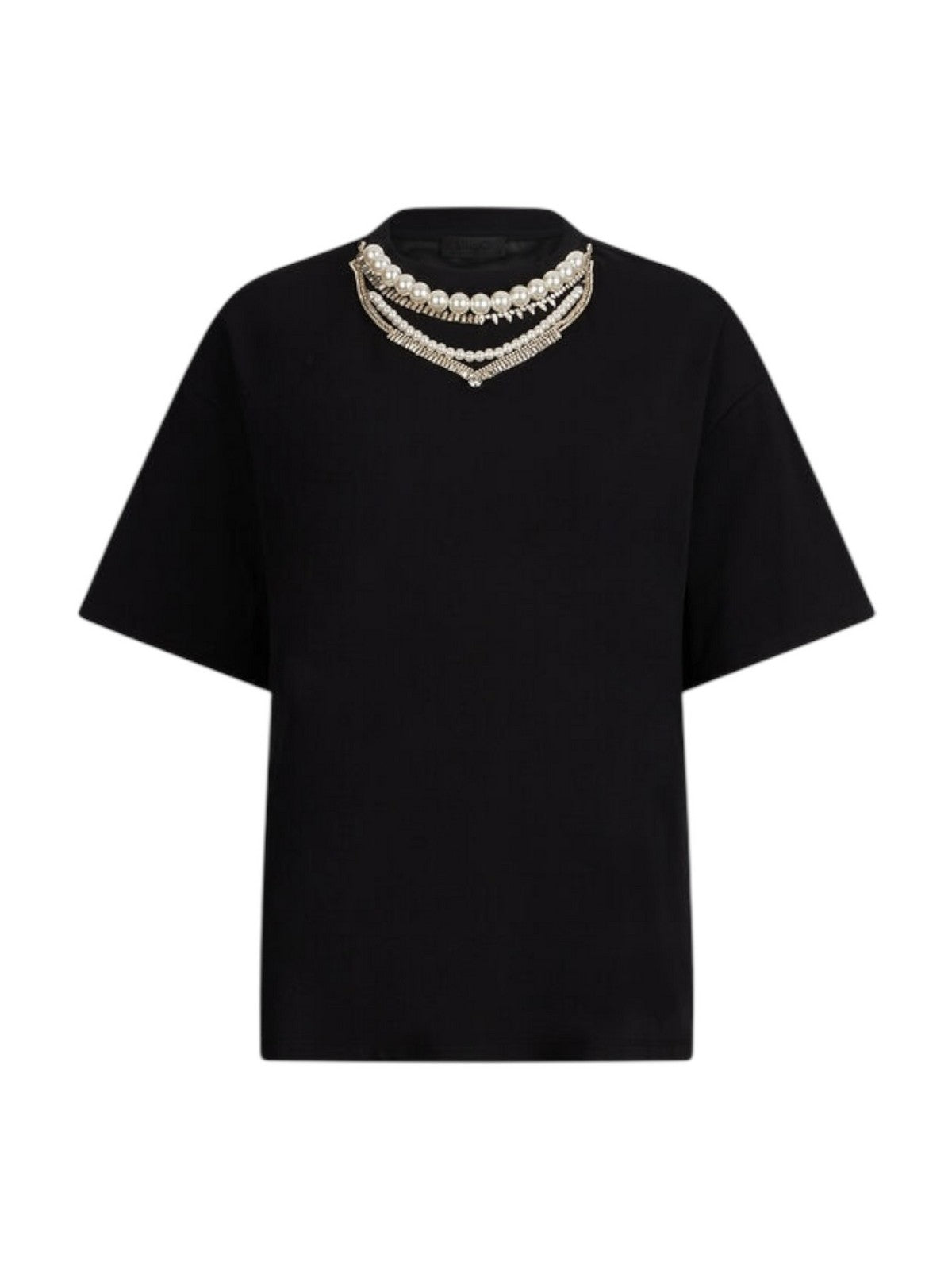 LIU JO BLACK T-shirt Donna  CF5063J0088 22222 Nero