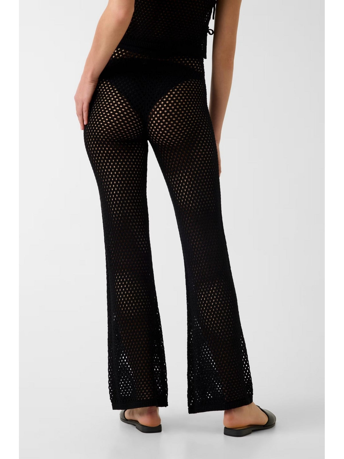 GUESS BEACHWEAR Pantalone Donna LUNA PANT SWRT E6GB05 Z5632 JBLK Jet Black A996 gioboutiqueweb